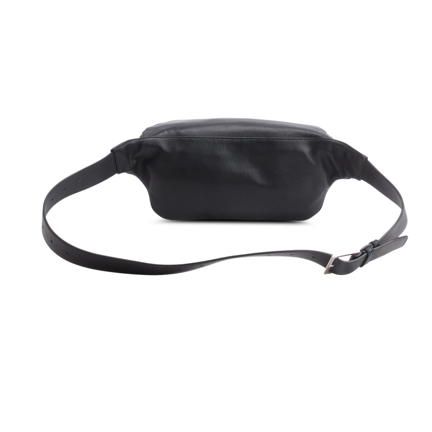 Saint Laurent 2022 Black Calfskin Cassandre Classic Belt Bag