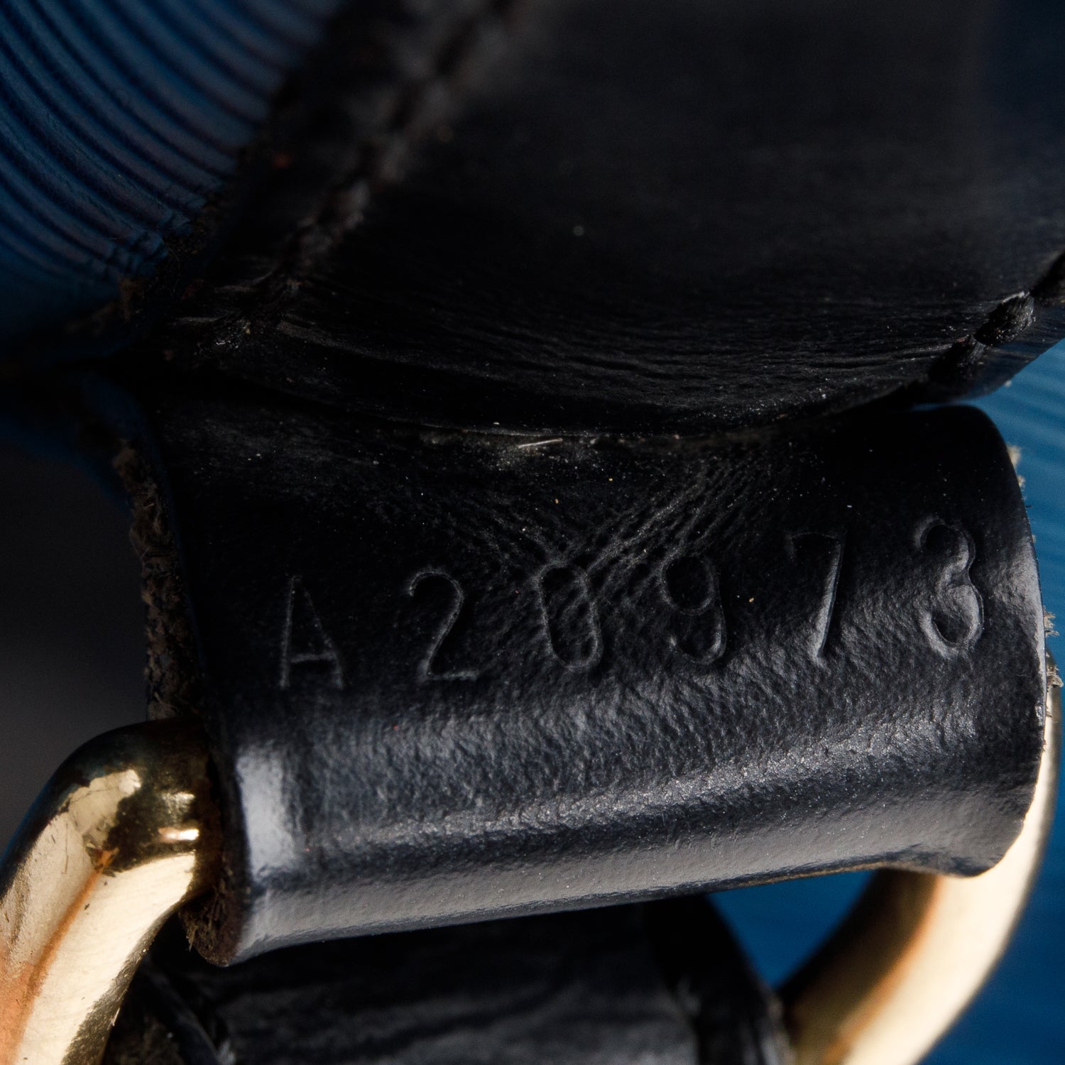 Louis Vuitton Vintage Blue Epi Leather Petit Noe Bag