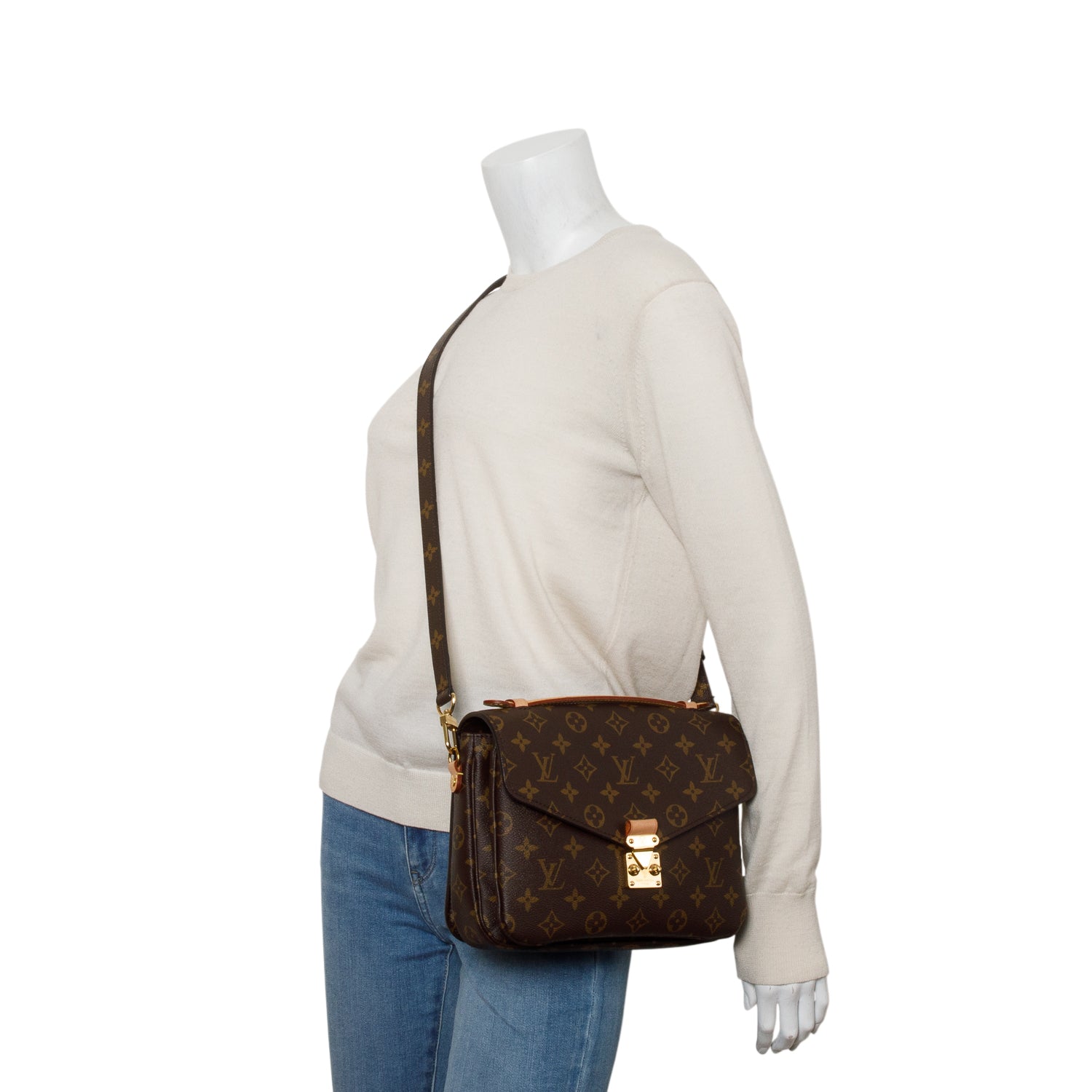 Louis Vuitton Monogram Pochette Metis w/ Strap