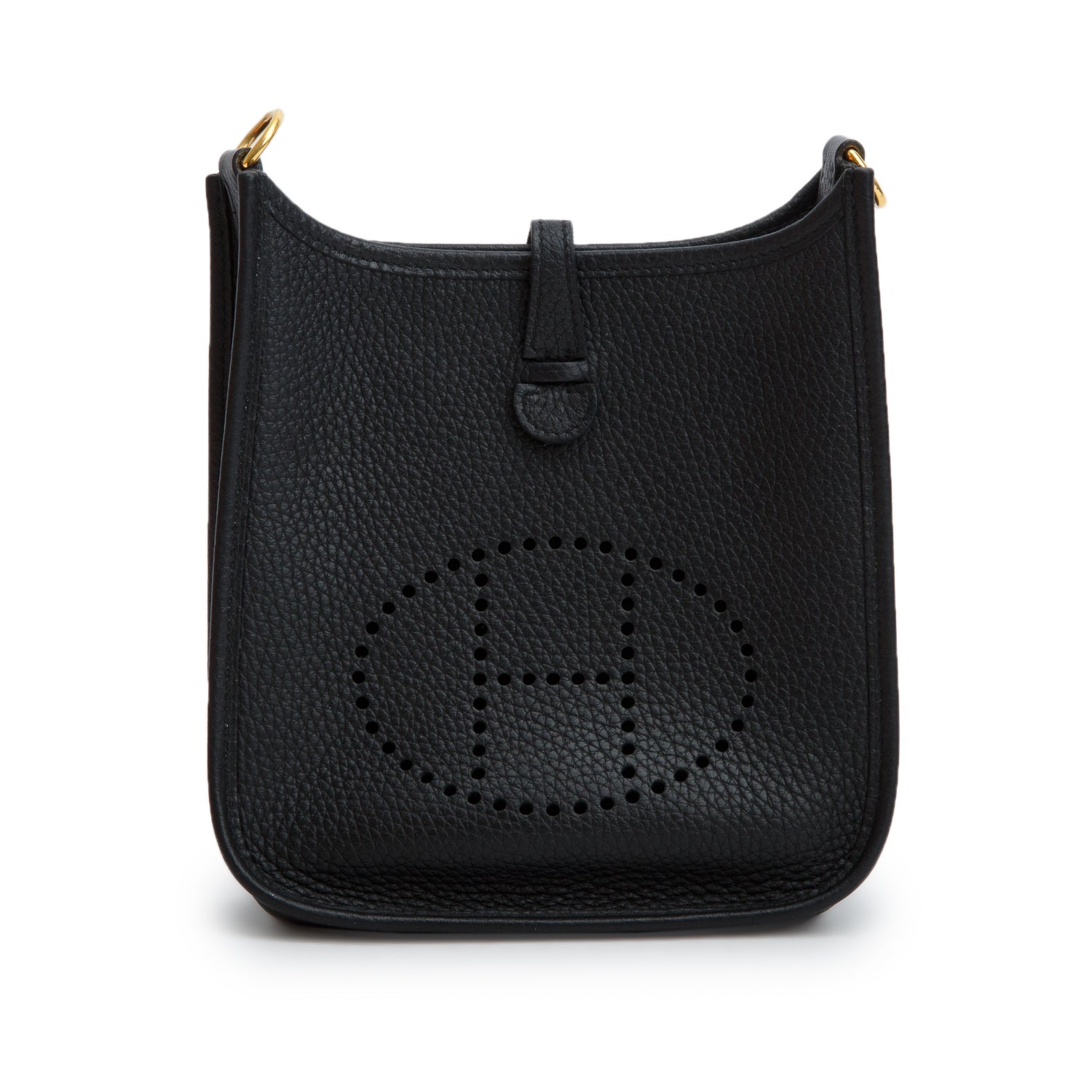 Hermes Noir Taurillon Clemence Amazone Evelyne TPM 16 w/ Box