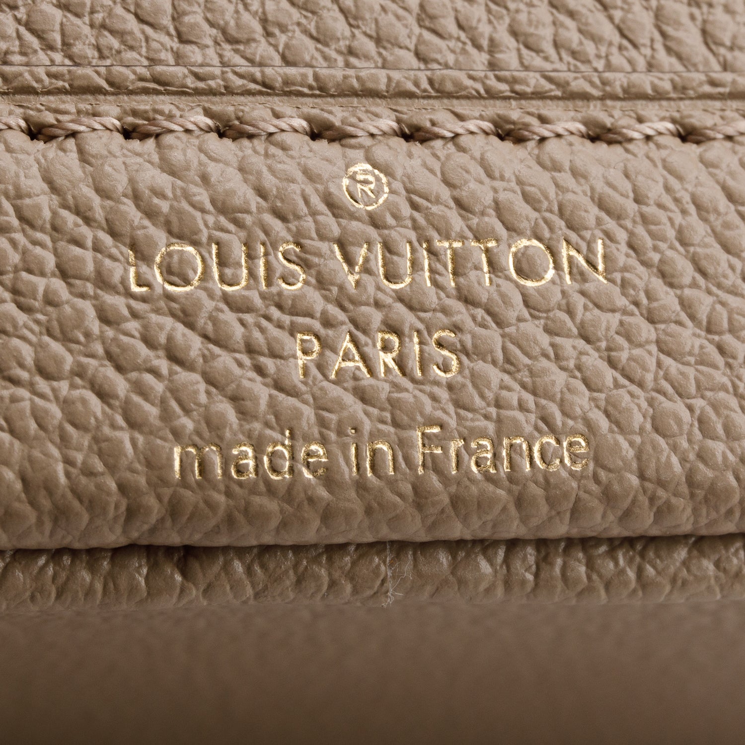 Louis Vuitton Tourterelle Empreinte Monogram Giant Nano Noe w/ Straps