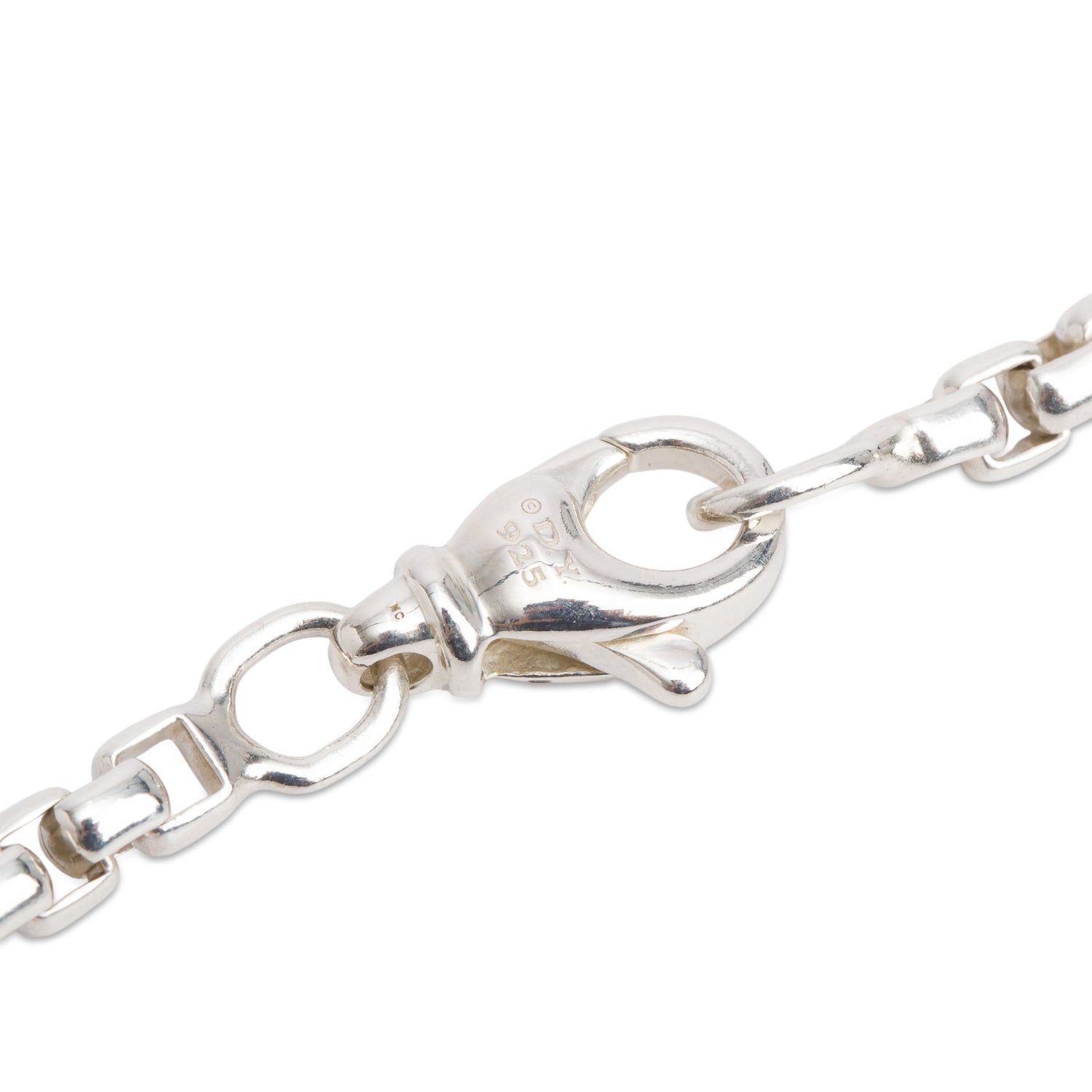David Yurman Sterling Silver 21 MM Petrvs Wolf Amullet Pendant Necklace w/ Box
