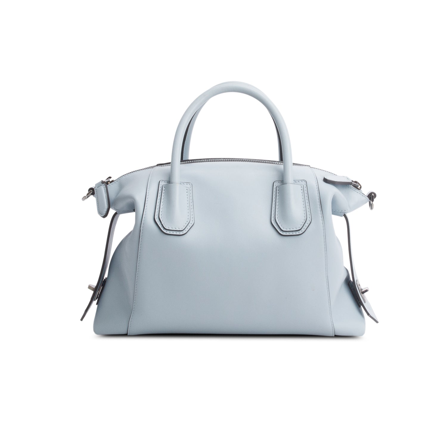 Givenchy 2020 Blue Calfskin Leather Small Soft Antigona Tote w/ Strap