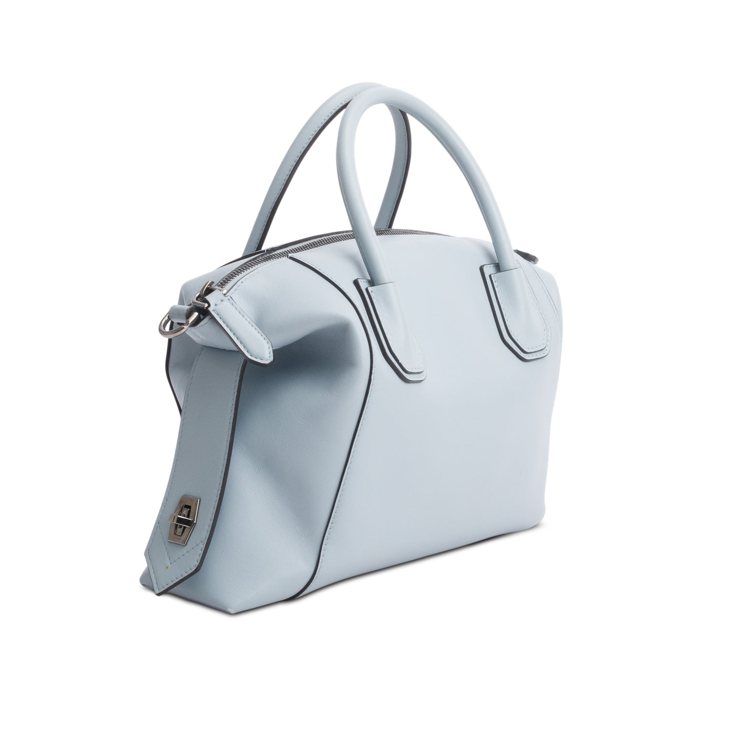 Givenchy 2020 Blue Calfskin Leather Small Soft Antigona Tote w/ Strap