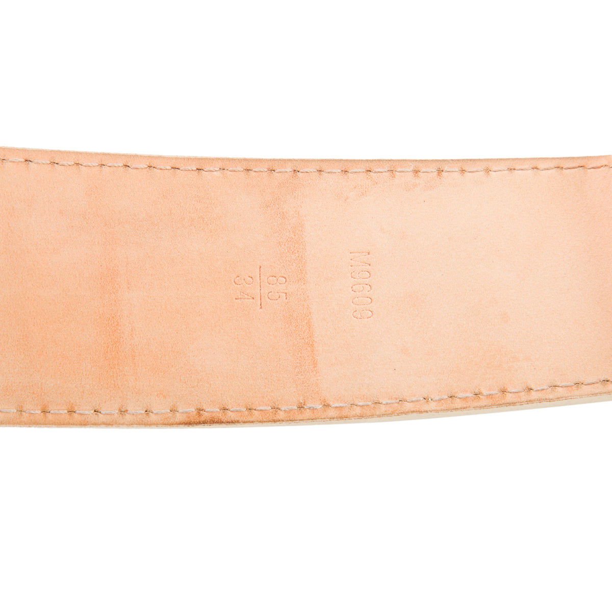 Louis Vuitton Damier Azur Canvas LV Initials 40 MM Belt 85 34
