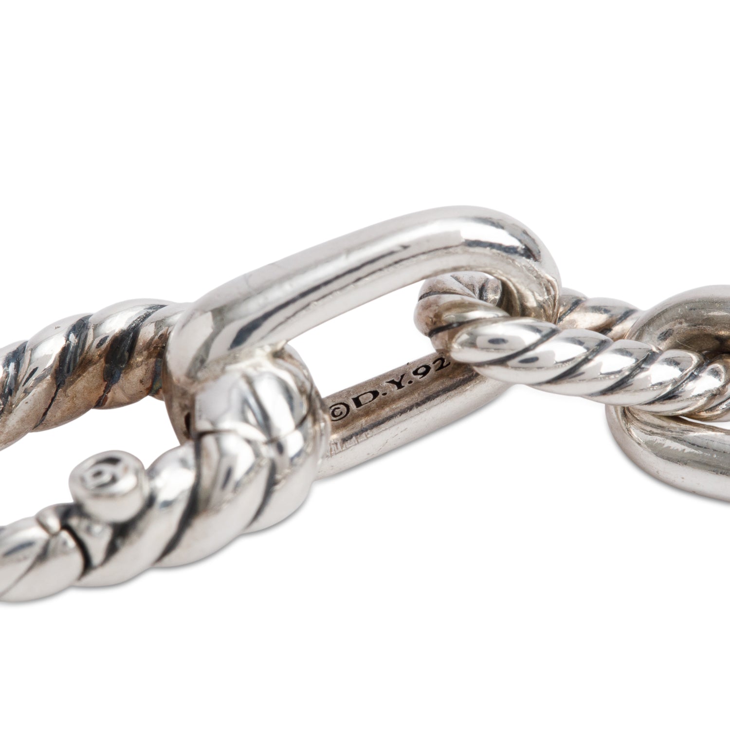 David Yurman Sterling Silver 6 MM Madison Chain Bracelet