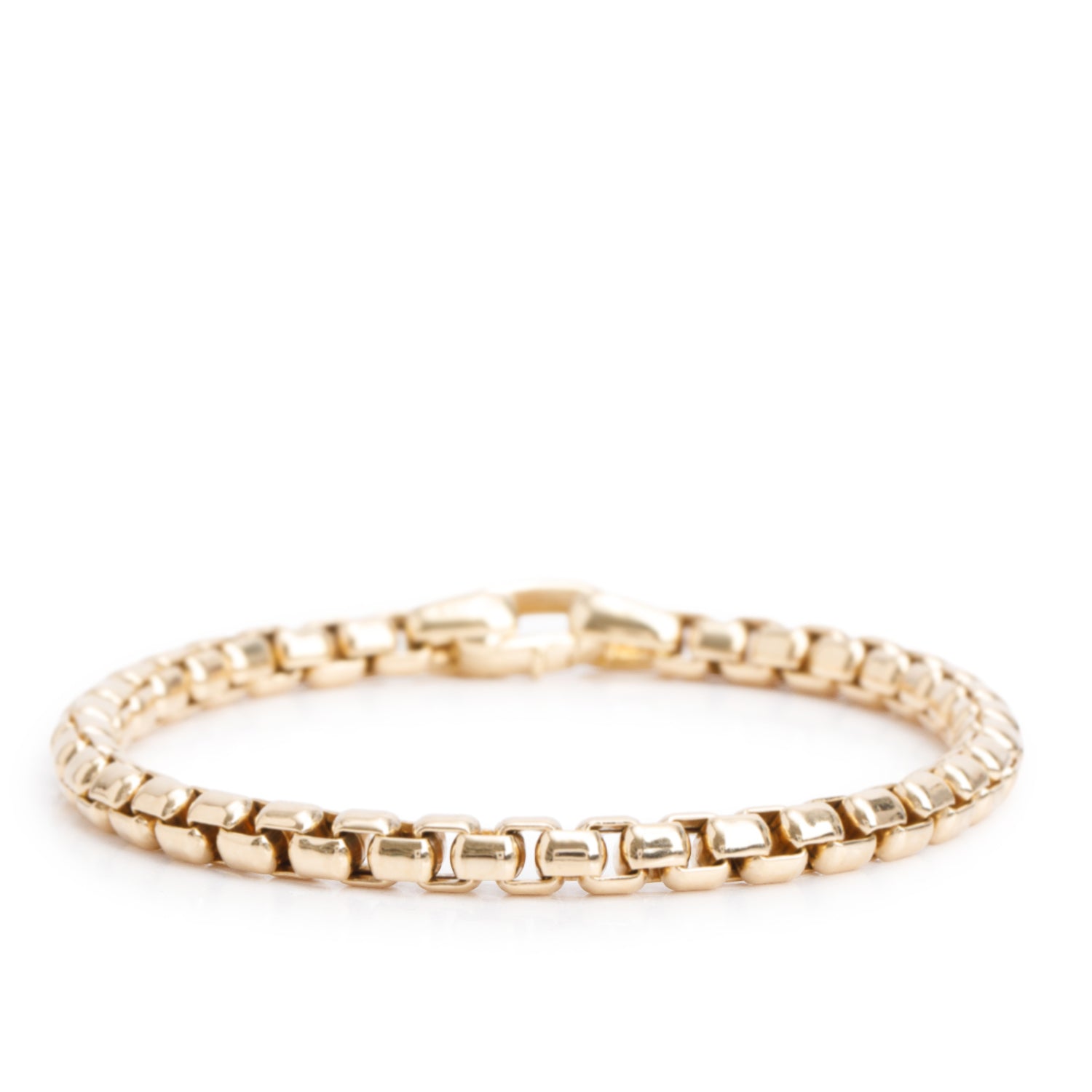 Tiffany & Co. 18k Gold T Narrow Link Chain Bracelet – OLIVER'S