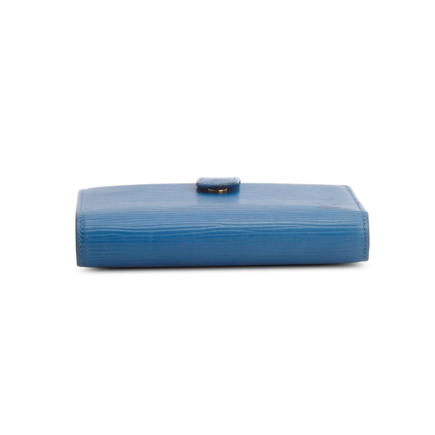 Louis Vuitton Blue Epi French Purse Wallet