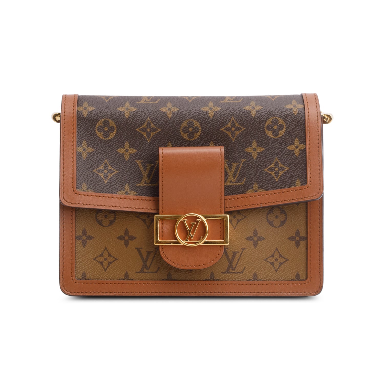Louis Vuitton 2022 Monogram Reverse Dauphine MM w/ Box, Receipt & Straps