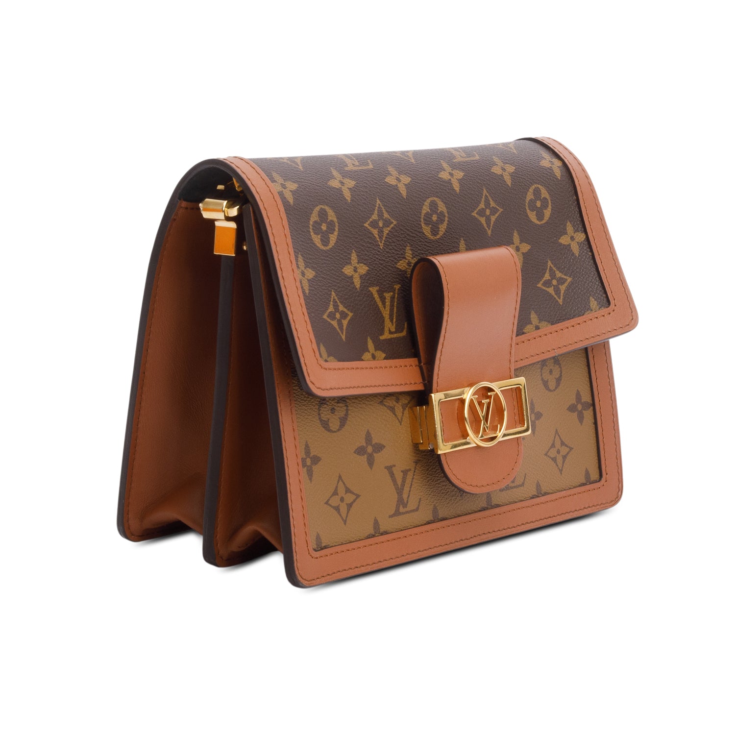 Louis Vuitton 2022 Monogram Reverse Dauphine MM w/ Box, Receipt & Straps
