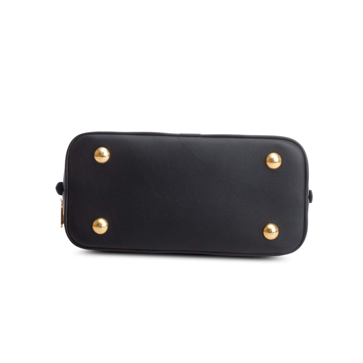 Louis Vuitton Black Calfskin Bubblegram Alma BB w/ Box & Strap