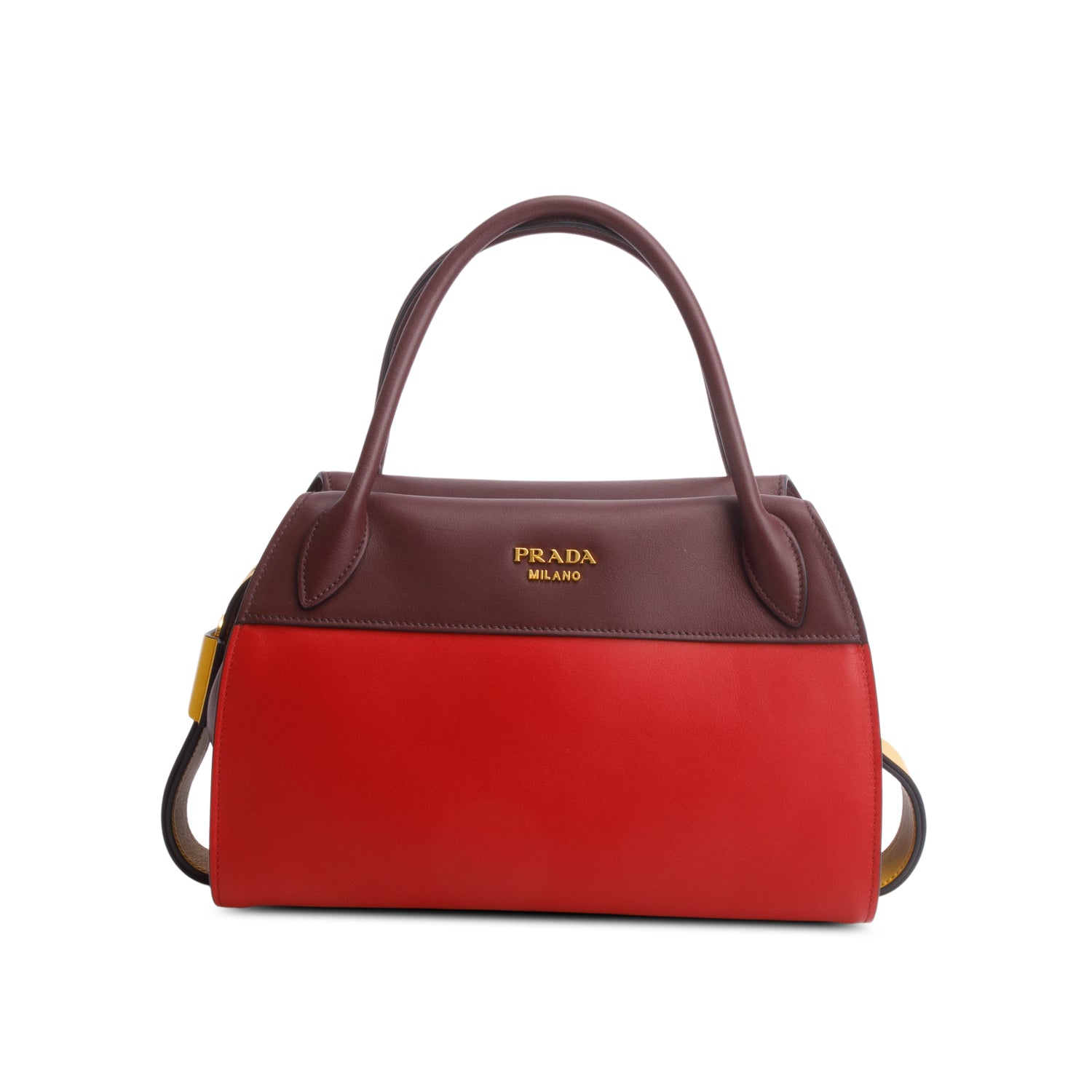 Prada Tri-Color City Calf Ribbon Bag w/ Strap – OLIVER'S