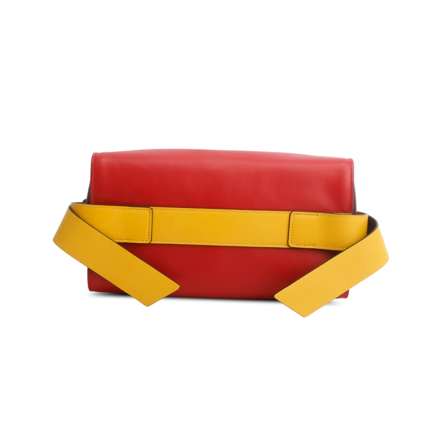 Prada Tri-Color City Calf Ribbon Bag w/ Strap