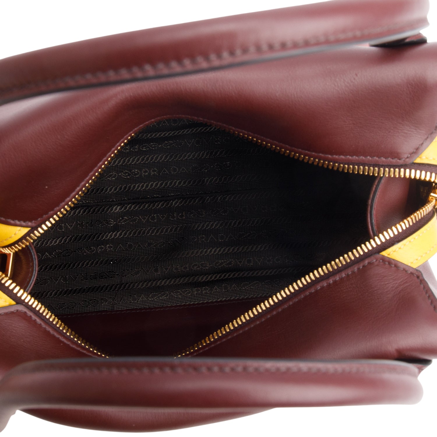 Prada Tri-Color City Calf Ribbon Bag w/ Strap