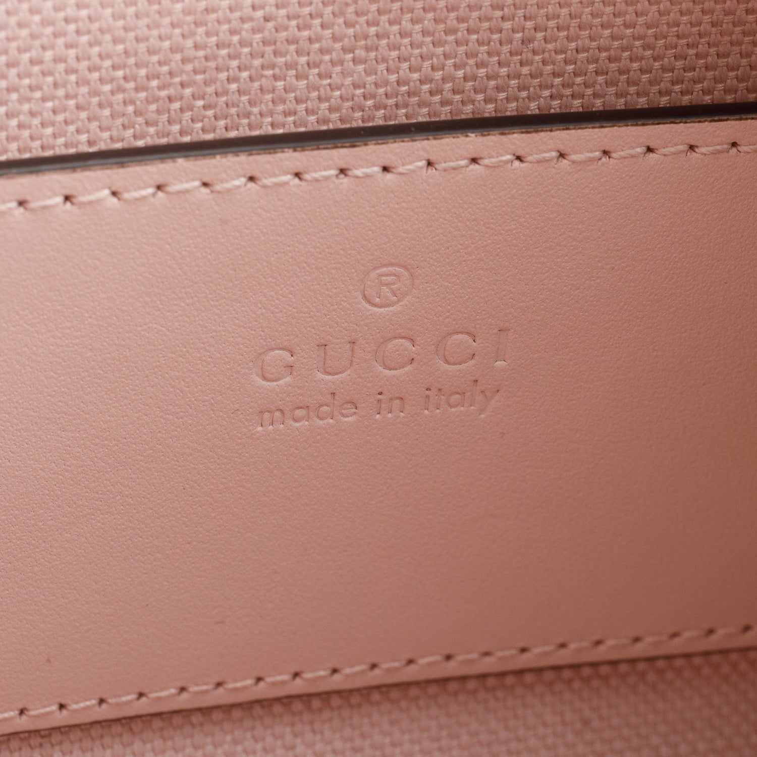 Gucci Pink GG Calfskin Embossed Small Shoulder Bag w/ Box & Straps