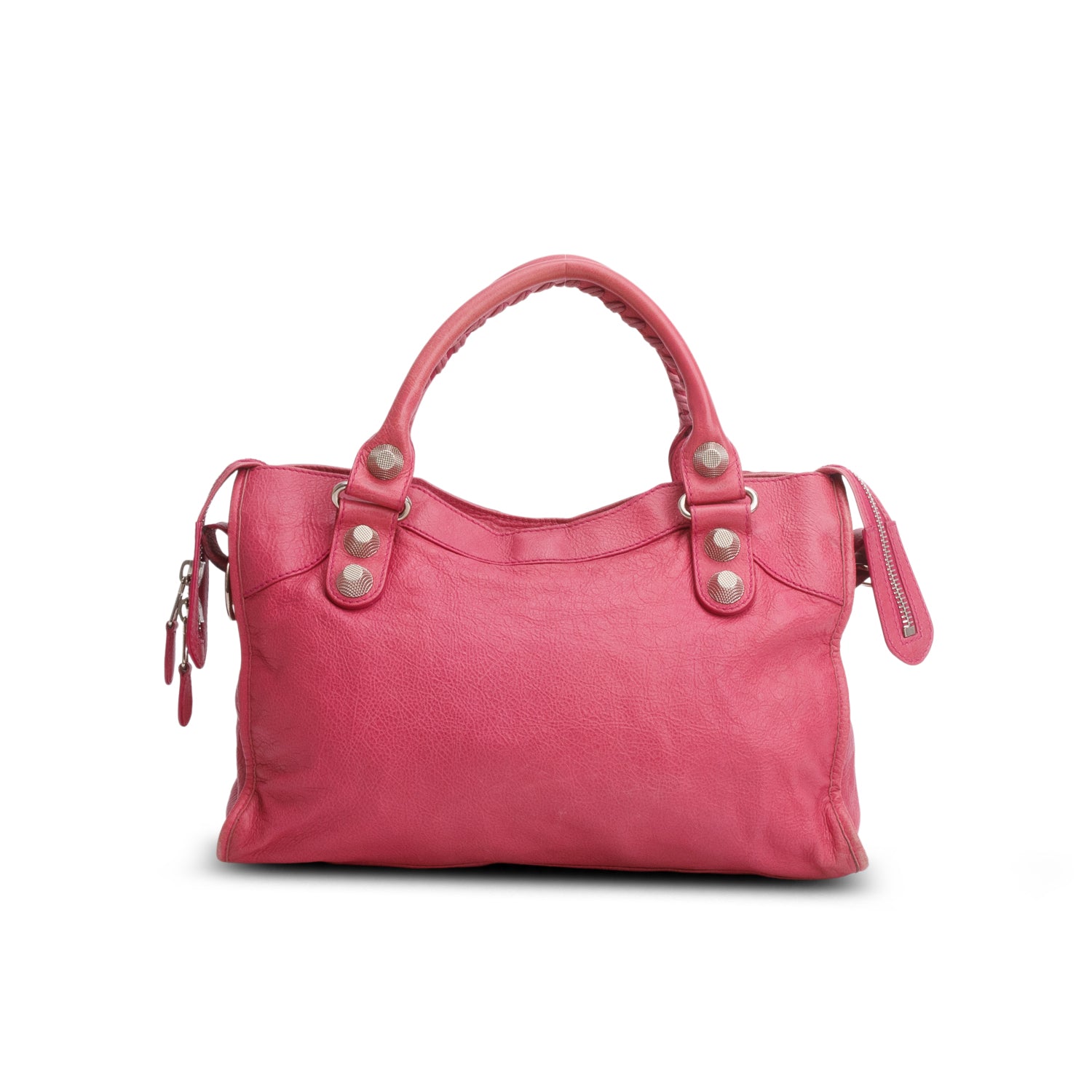 Balenciaga Pink Agneau Giant 21 City Bag w/ Strap