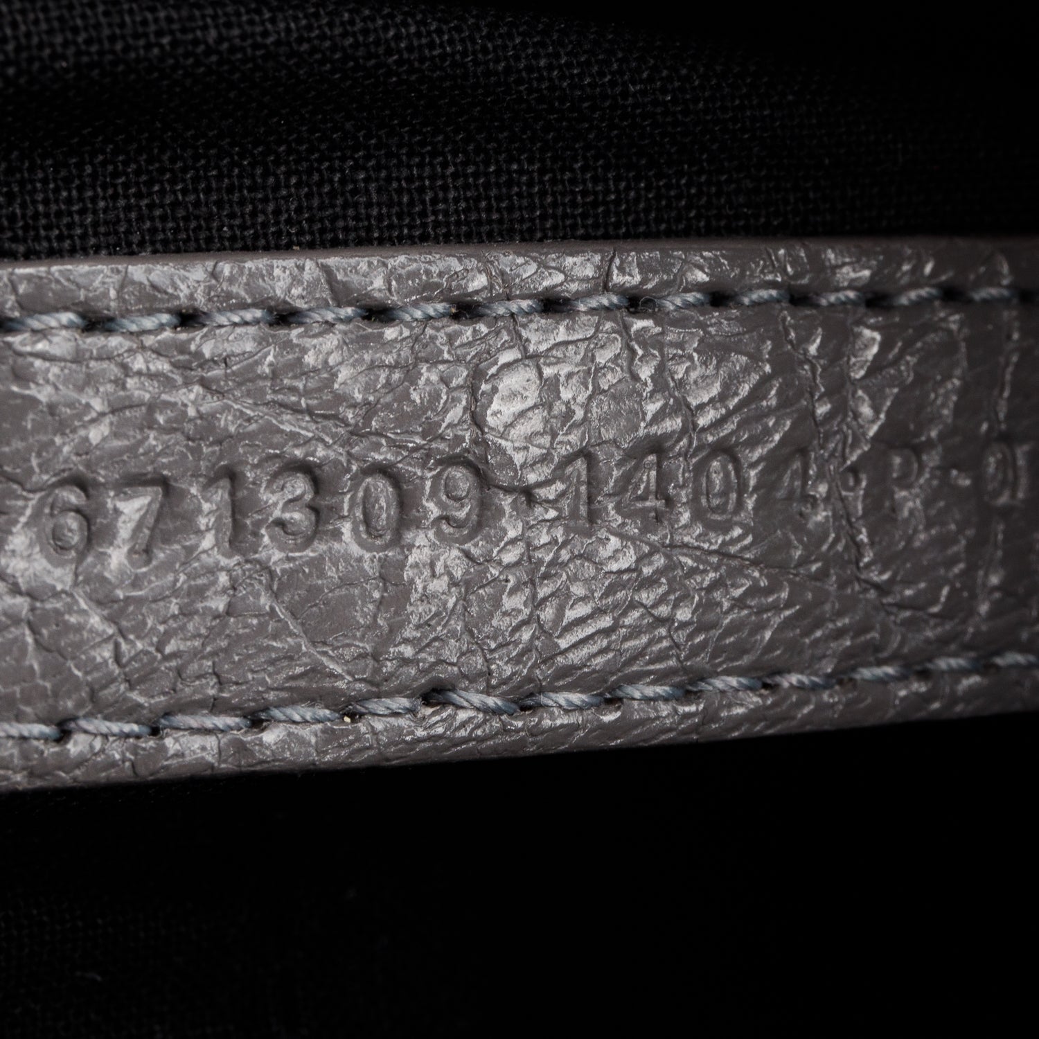 Balenciaga Grey Agneau Arena Le Cagole Shoulder Bag XS