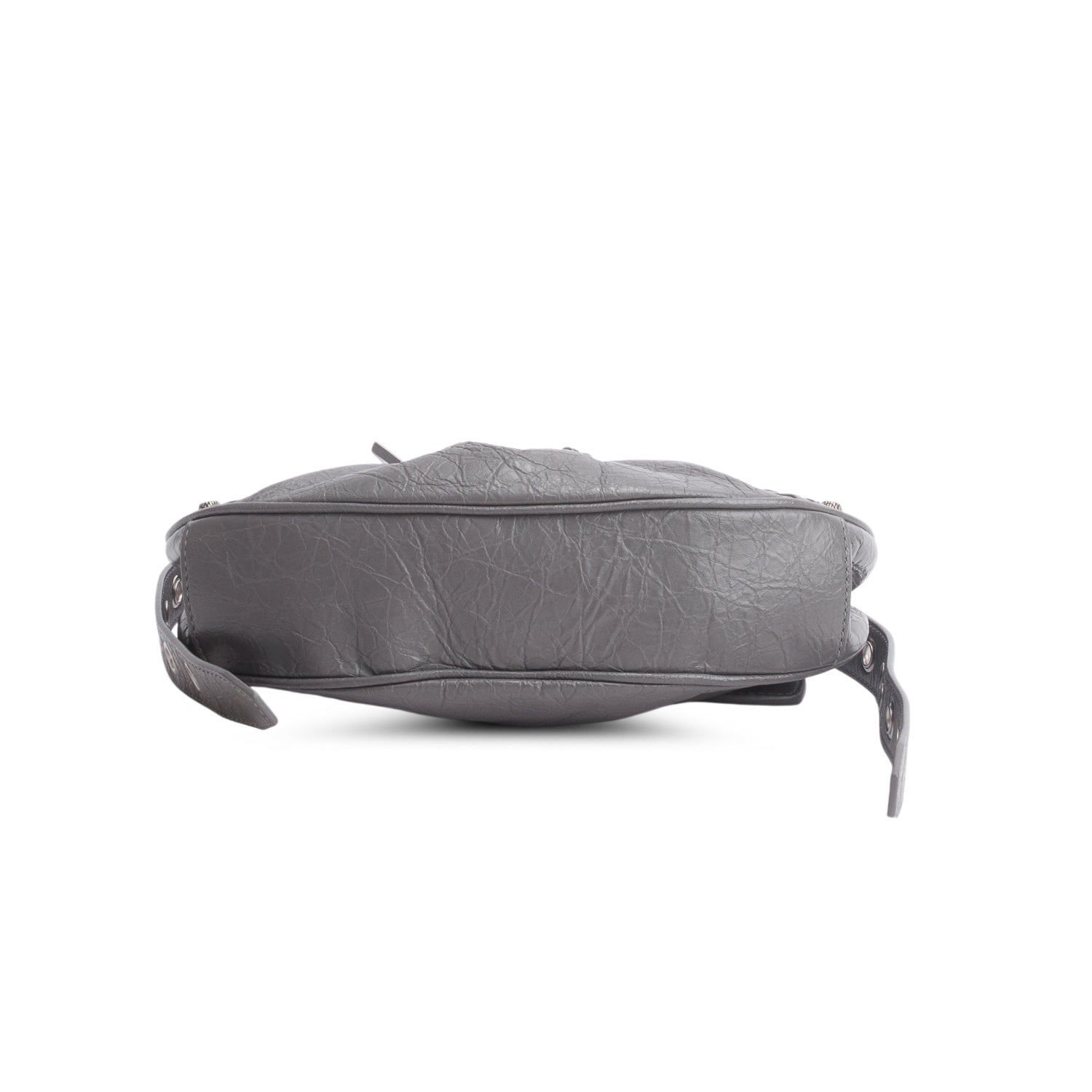Balenciaga Grey Agneau Arena Le Cagole Shoulder Bag XS