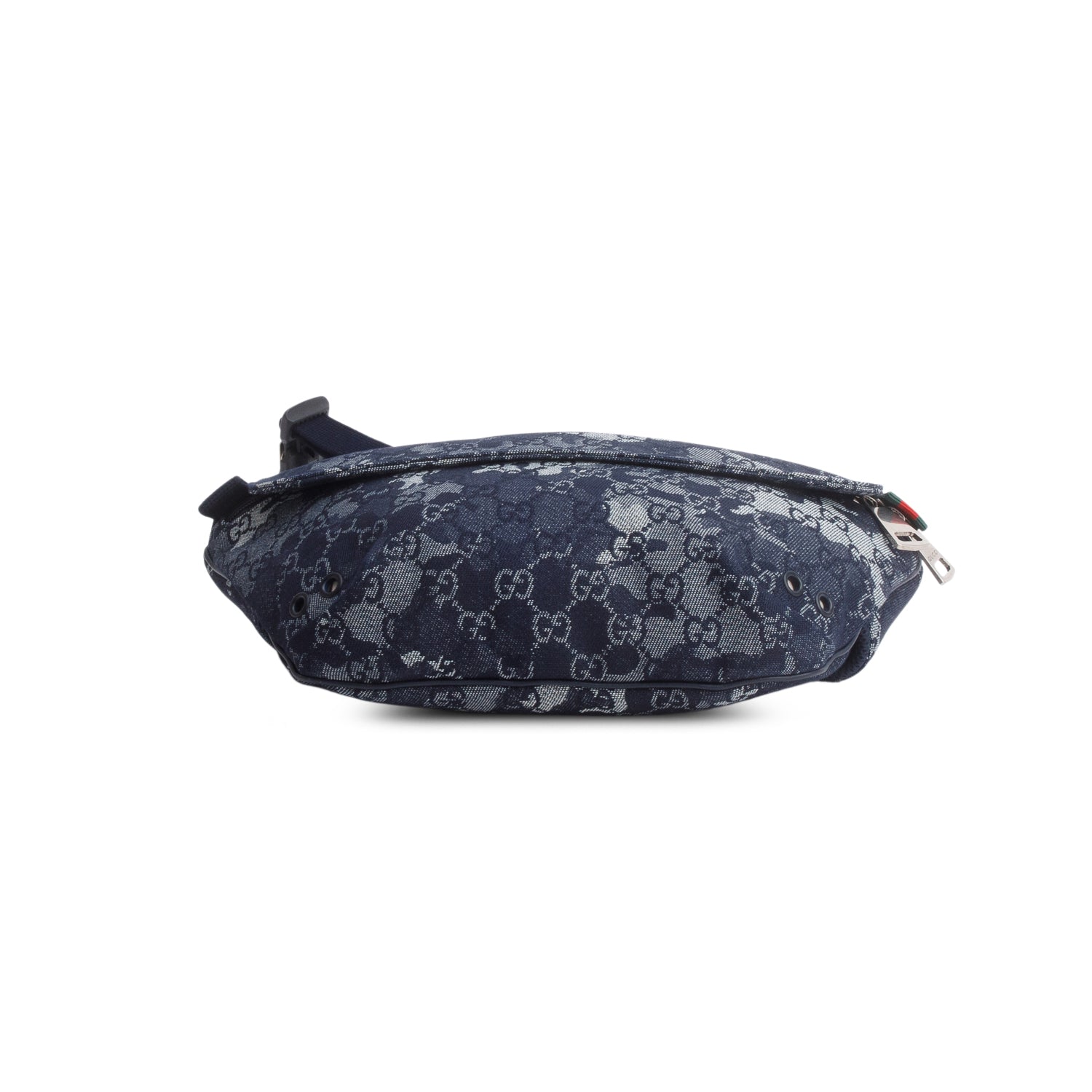 Gucci Blue Denim GG Monogram Camouflage Belt Bag