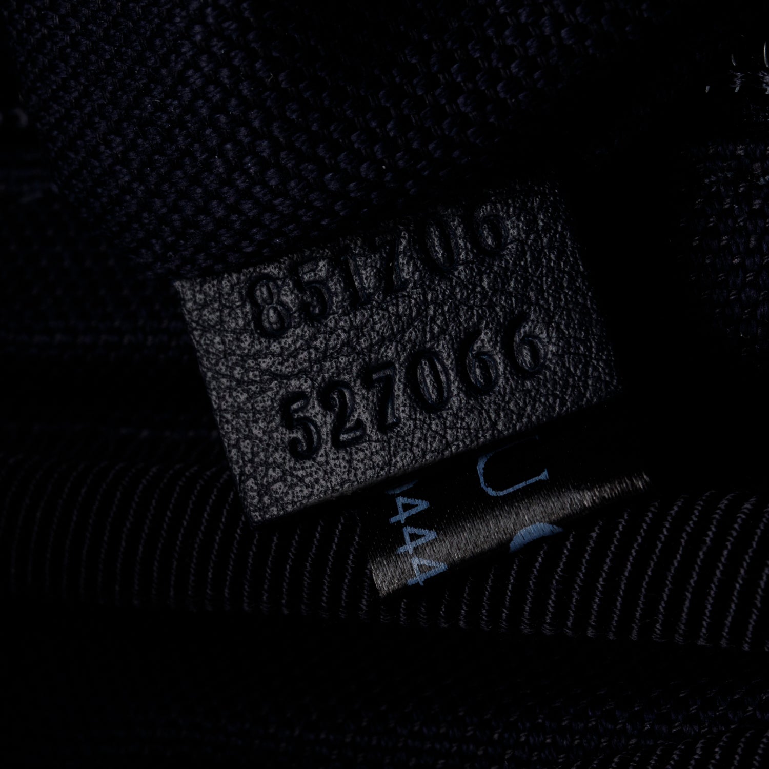 Gucci Blue Denim GG Monogram Camouflage Belt Bag
