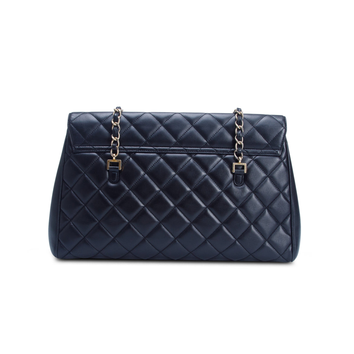 Chanel Black Lambskin Quilted Misia Camera Case Flap Bag