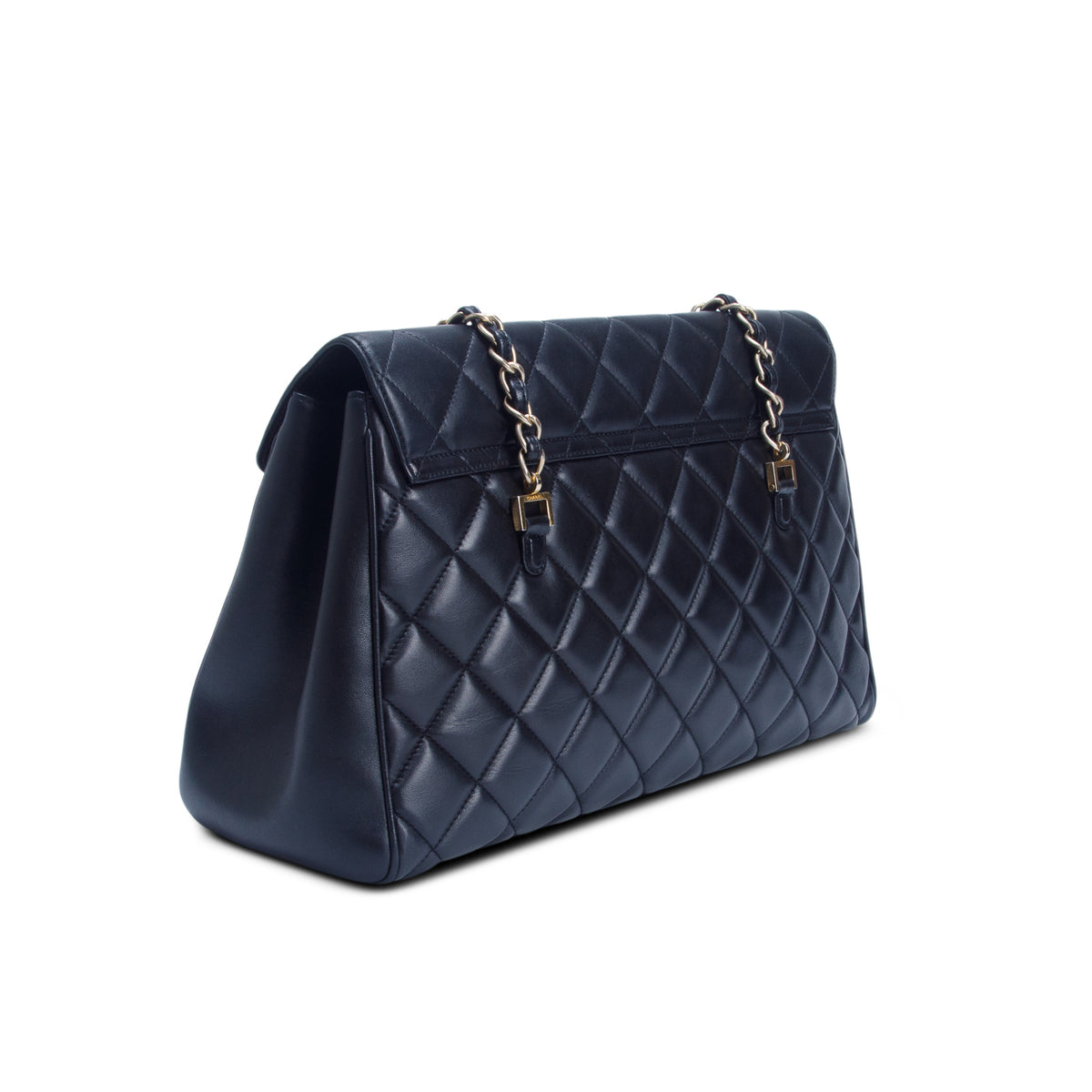 Chanel Black Lambskin Quilted Misia Camera Case Flap Bag