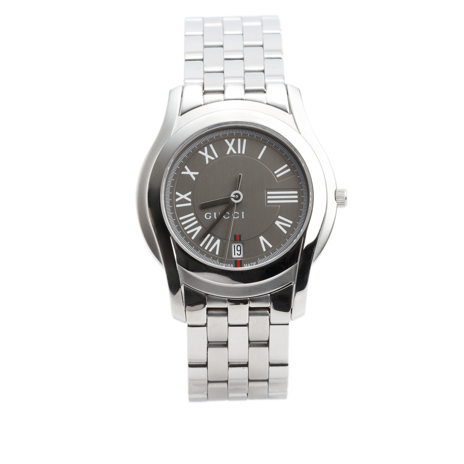 Gucci Stainless Steel 5500 Series 35 MM Quartz Watch w/ Box
