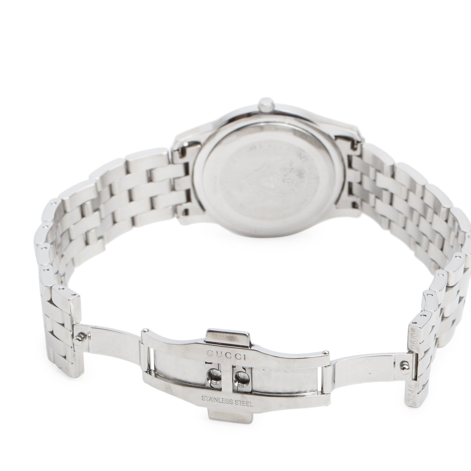 Gucci Stainless Steel 5500 Series 35 MM Quartz Watch w/ Box