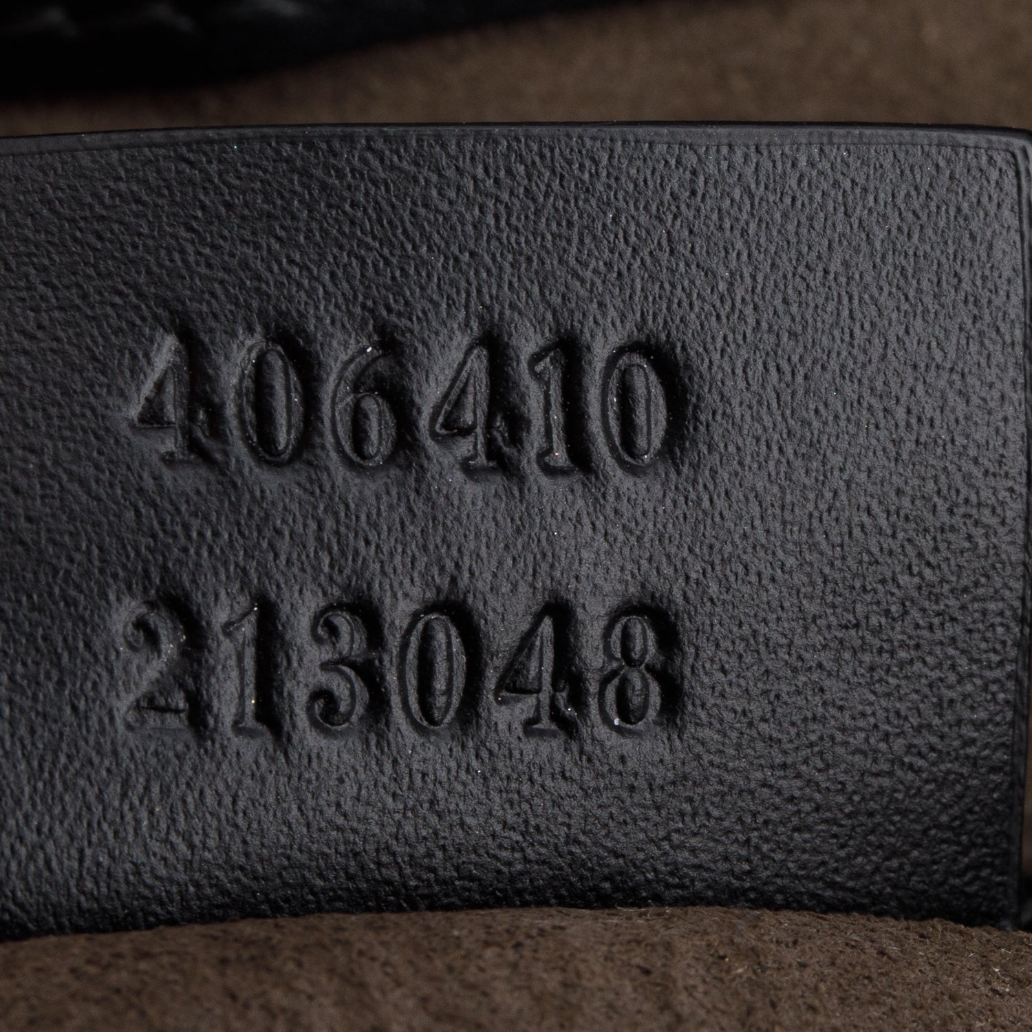 Gucci Black Signature Small Flat Messenger Bag