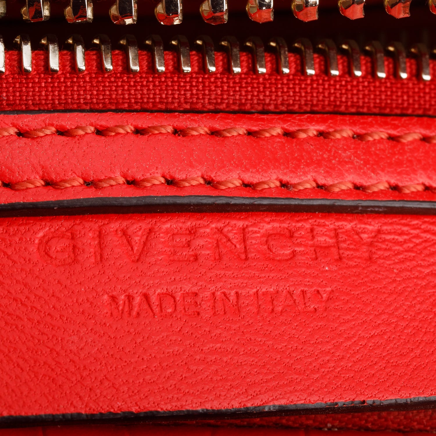 Givenchy Red Croc Embossed Leather Mini Antigona Bag w/ Strap