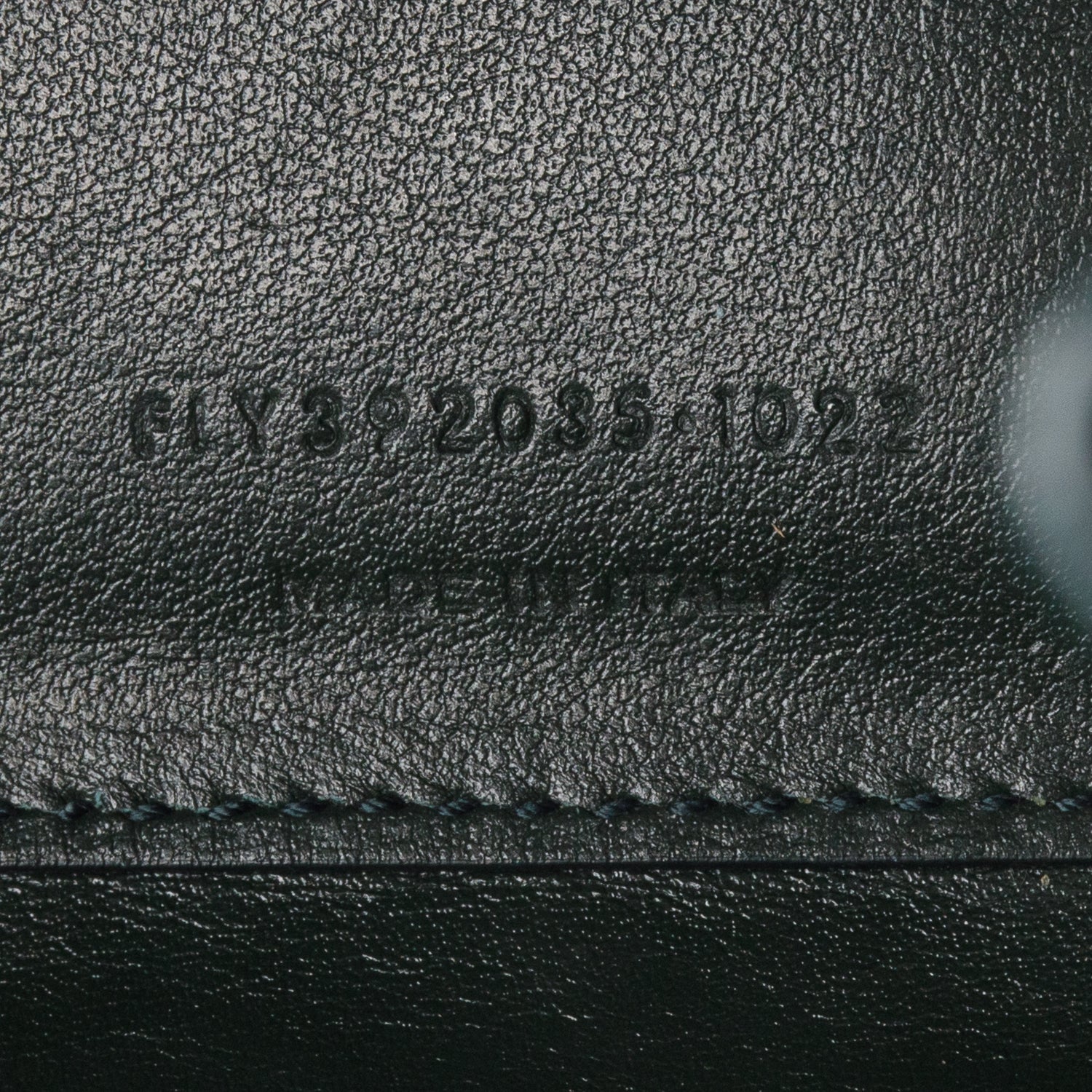 Saint Laurent 2022 Green Crocodile Embossed Leather Nano Sac De Jour w/ Strap
