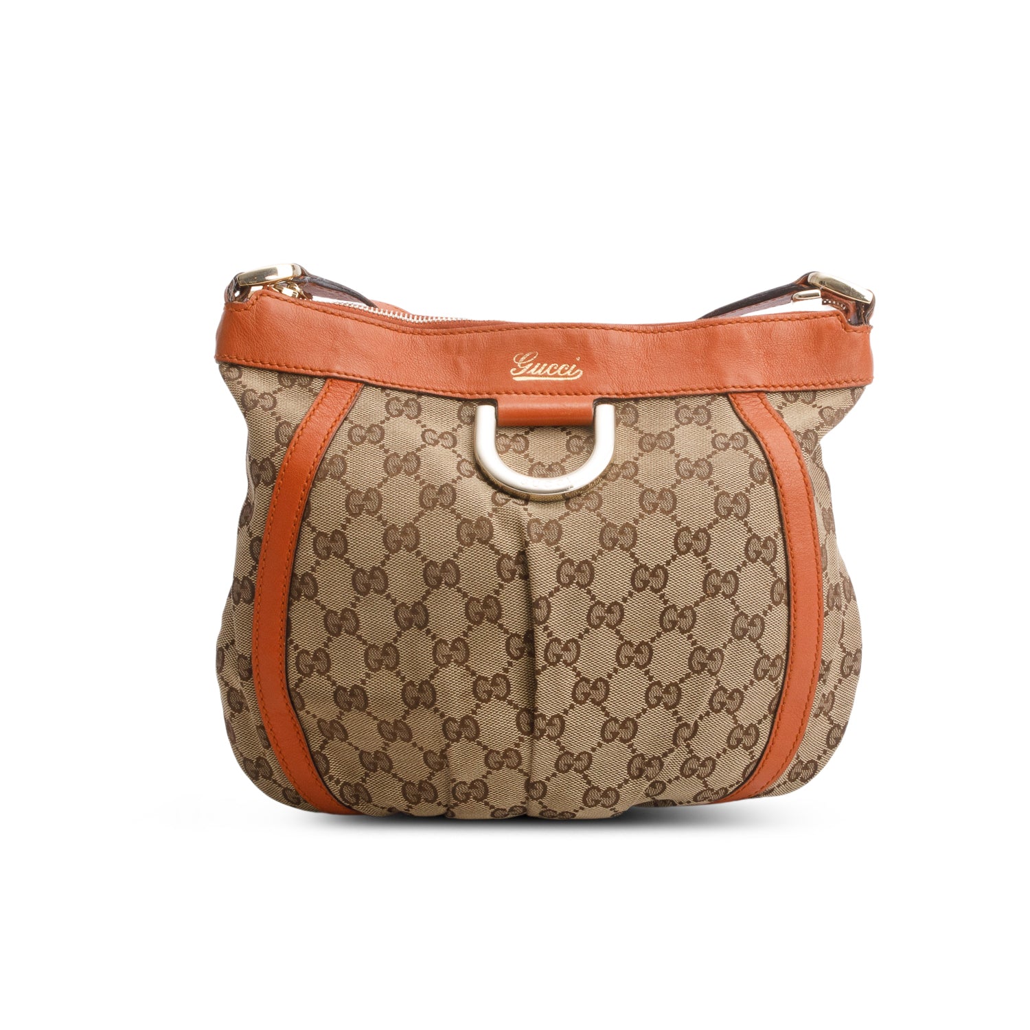 Gucci Monogram Small Abbey D Ring Crossbody Bag