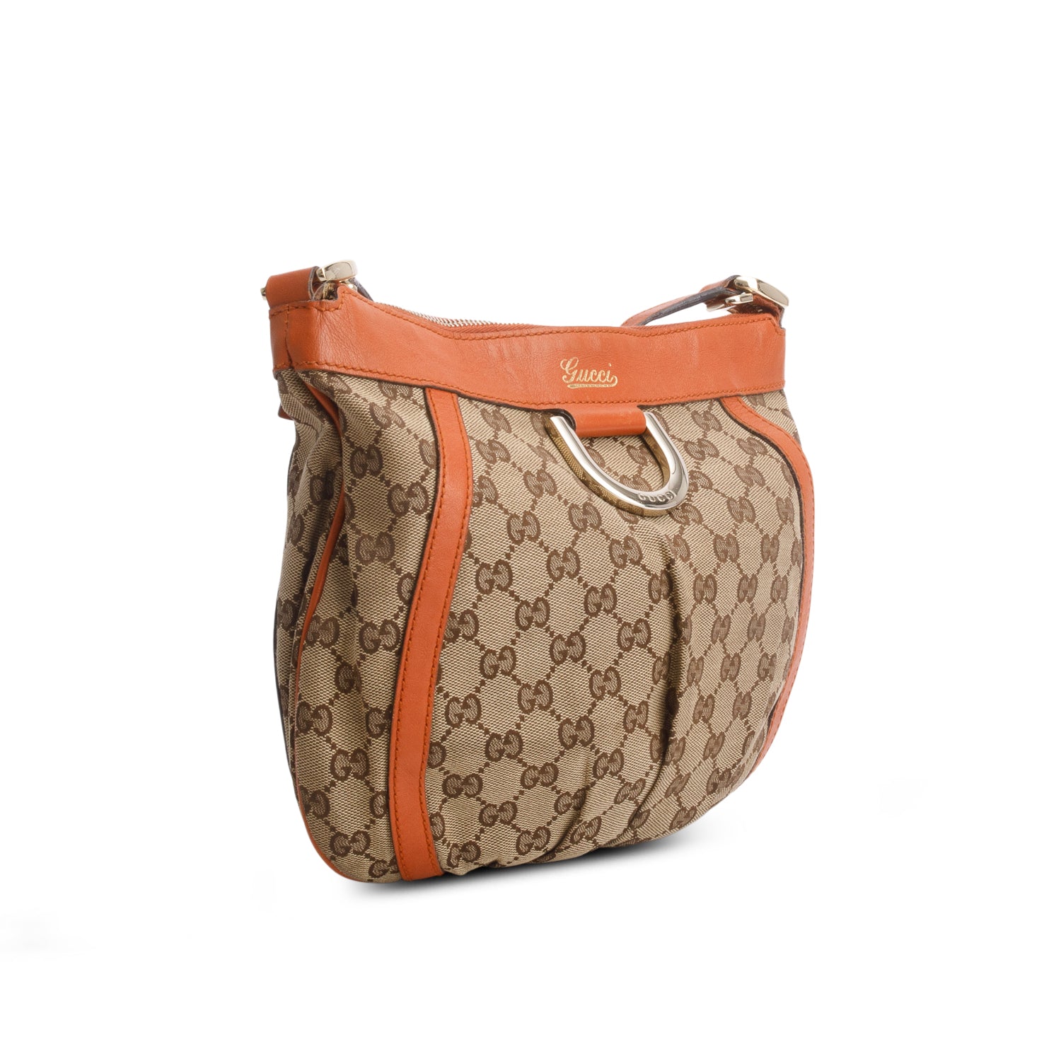 Gucci Monogram Small Abbey D Ring Crossbody Bag