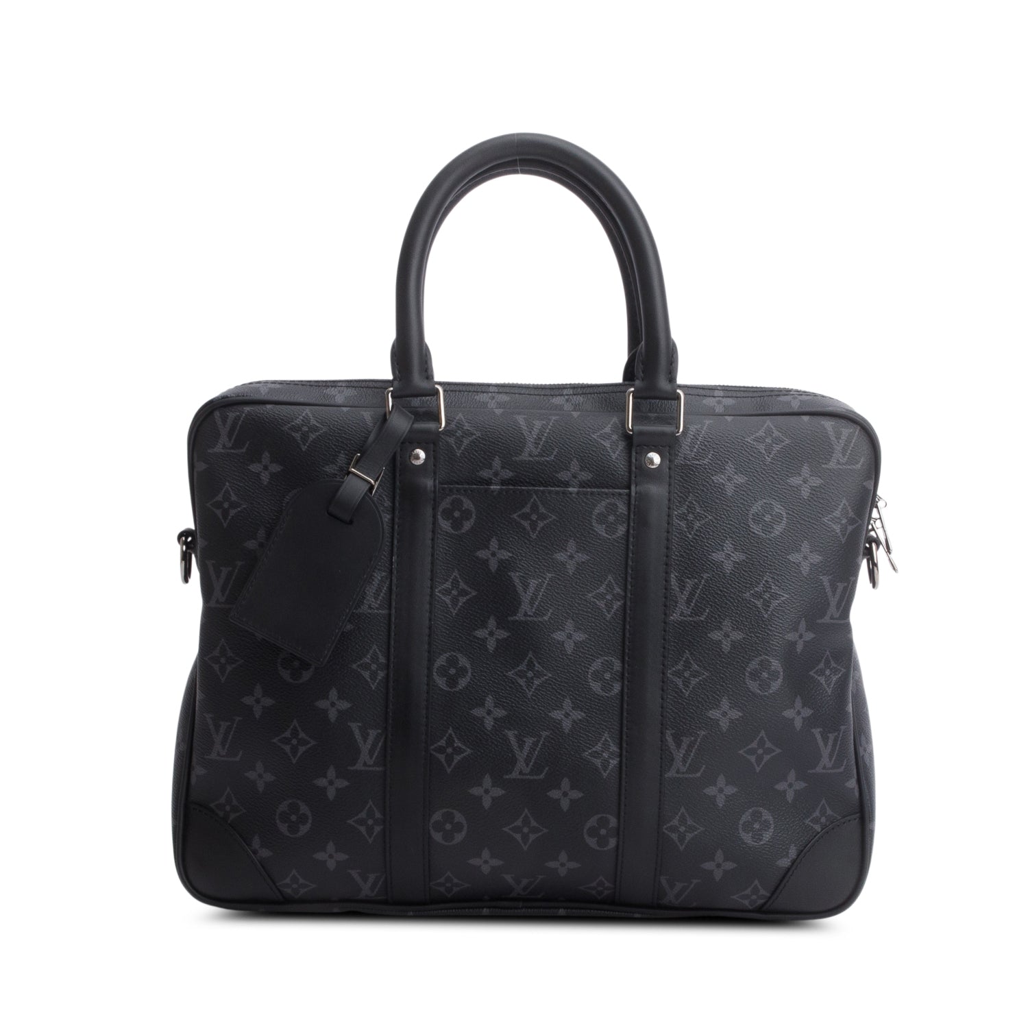 Louis Vuitton Monogram Eclipse Porte-Documents Voyage PM w/ Strap