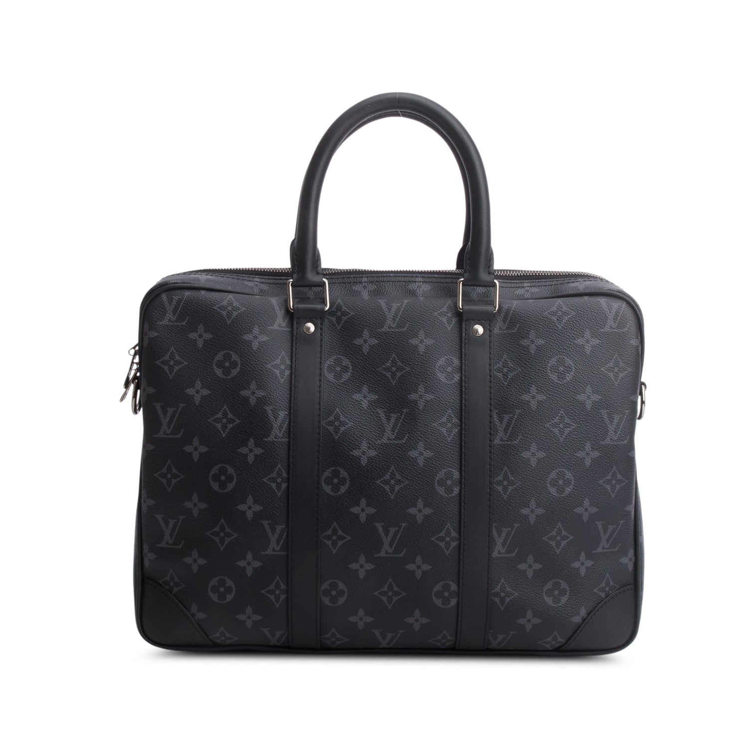 Louis Vuitton Monogram Eclipse Porte-Documents Voyage PM w/ Strap