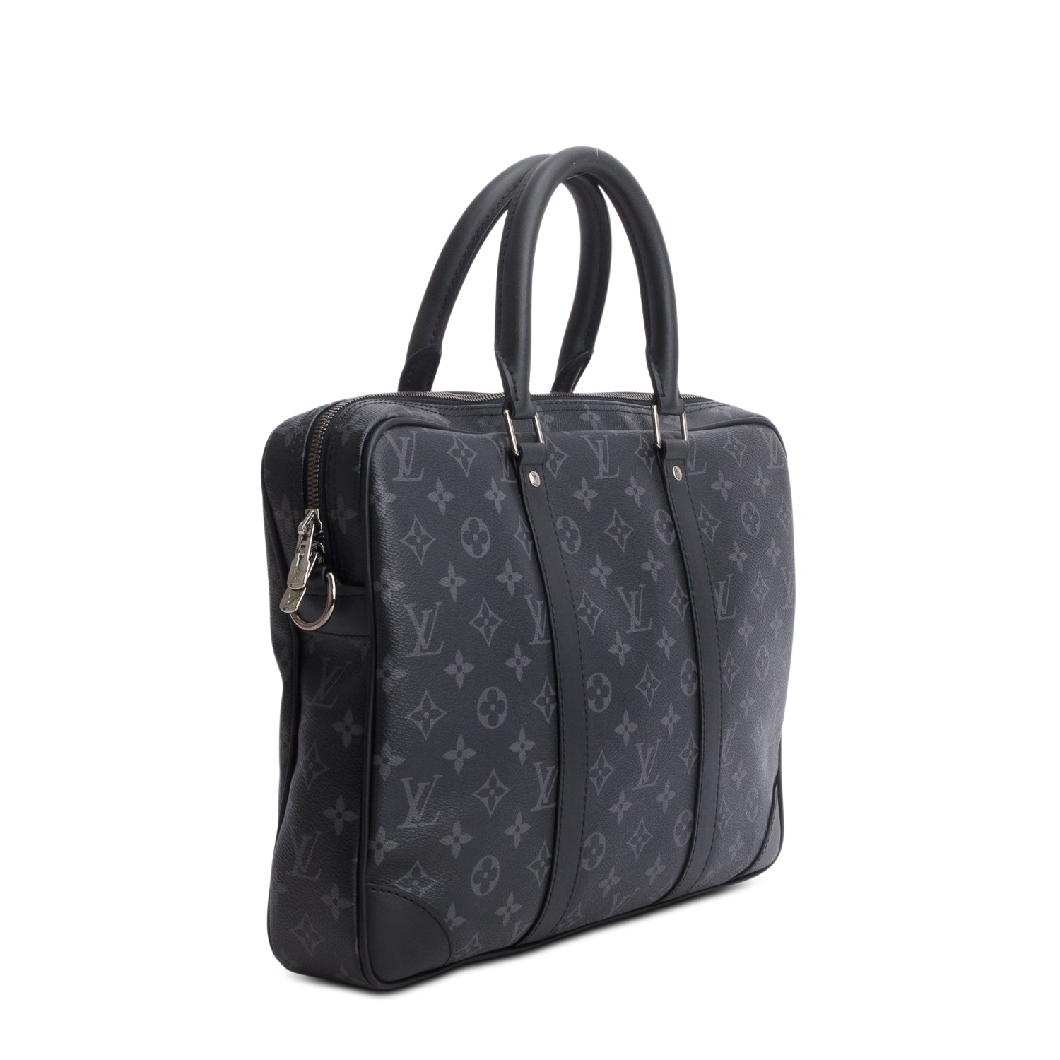 Louis Vuitton Monogram Eclipse Porte-Documents Voyage PM w/ Strap