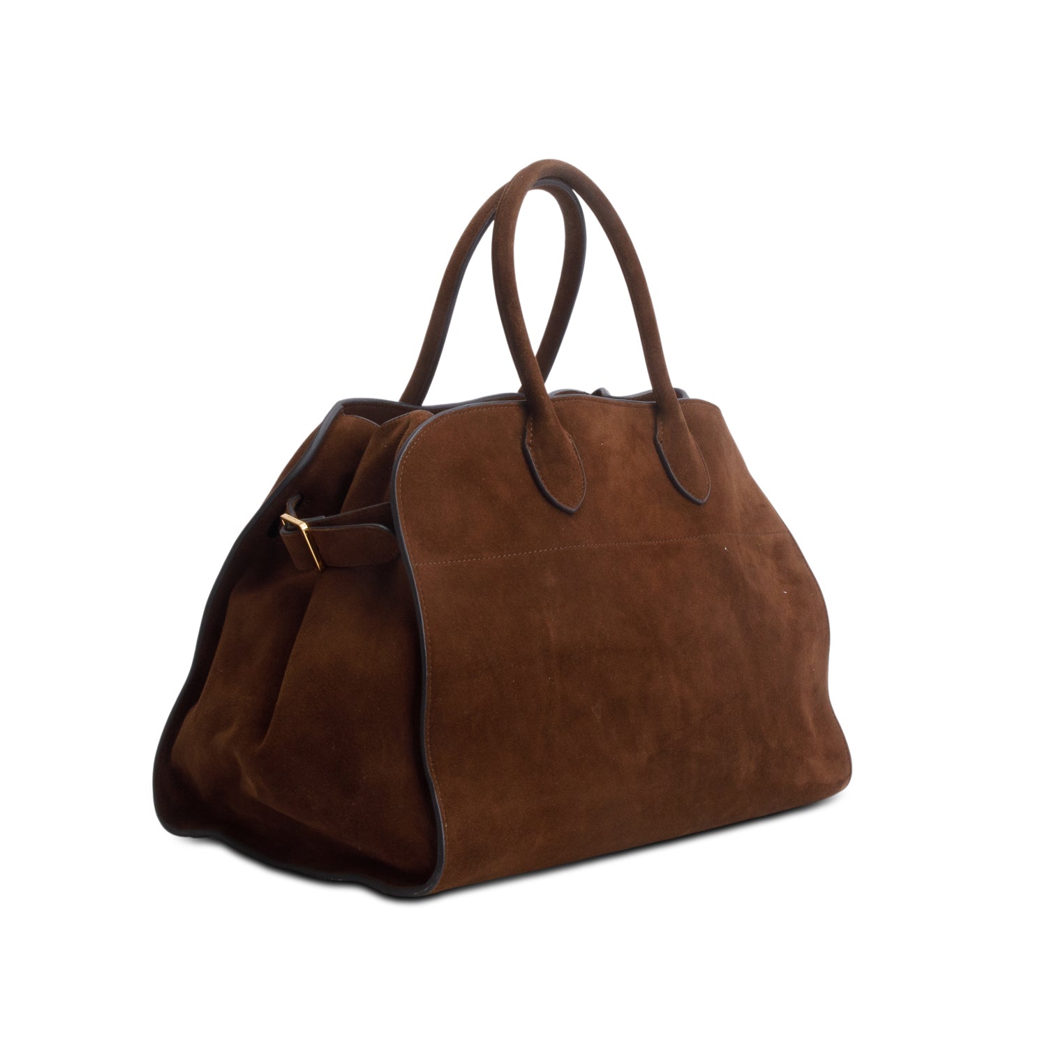 The Row Brown Suede Soft Margaux 15