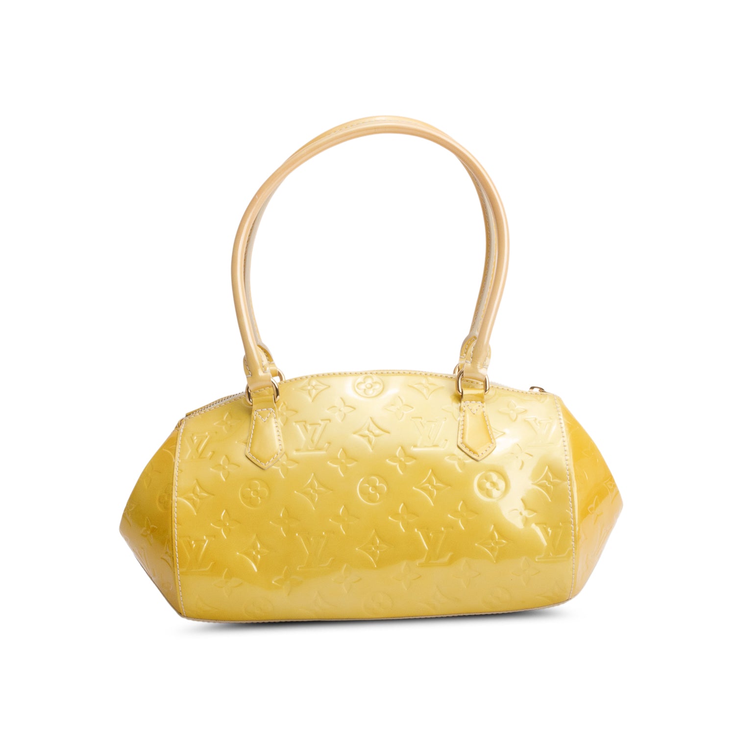 Louis Vuitton Yellow Monogram Vernis Sherwood PM