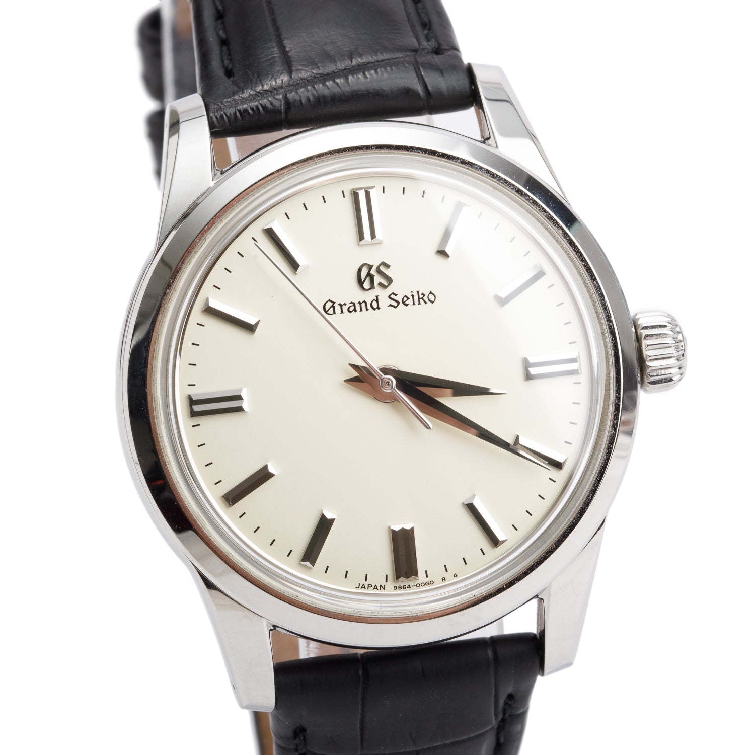 Grand Seiko 2021 Stainless Steel Elegance Collection 37 mm Manual Wind Watch Creme Dial w/ Box & Papers
