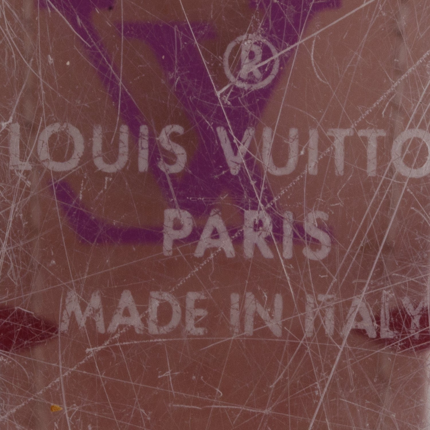 Louis Vuitton Multicolor Plexiglass Scott Box