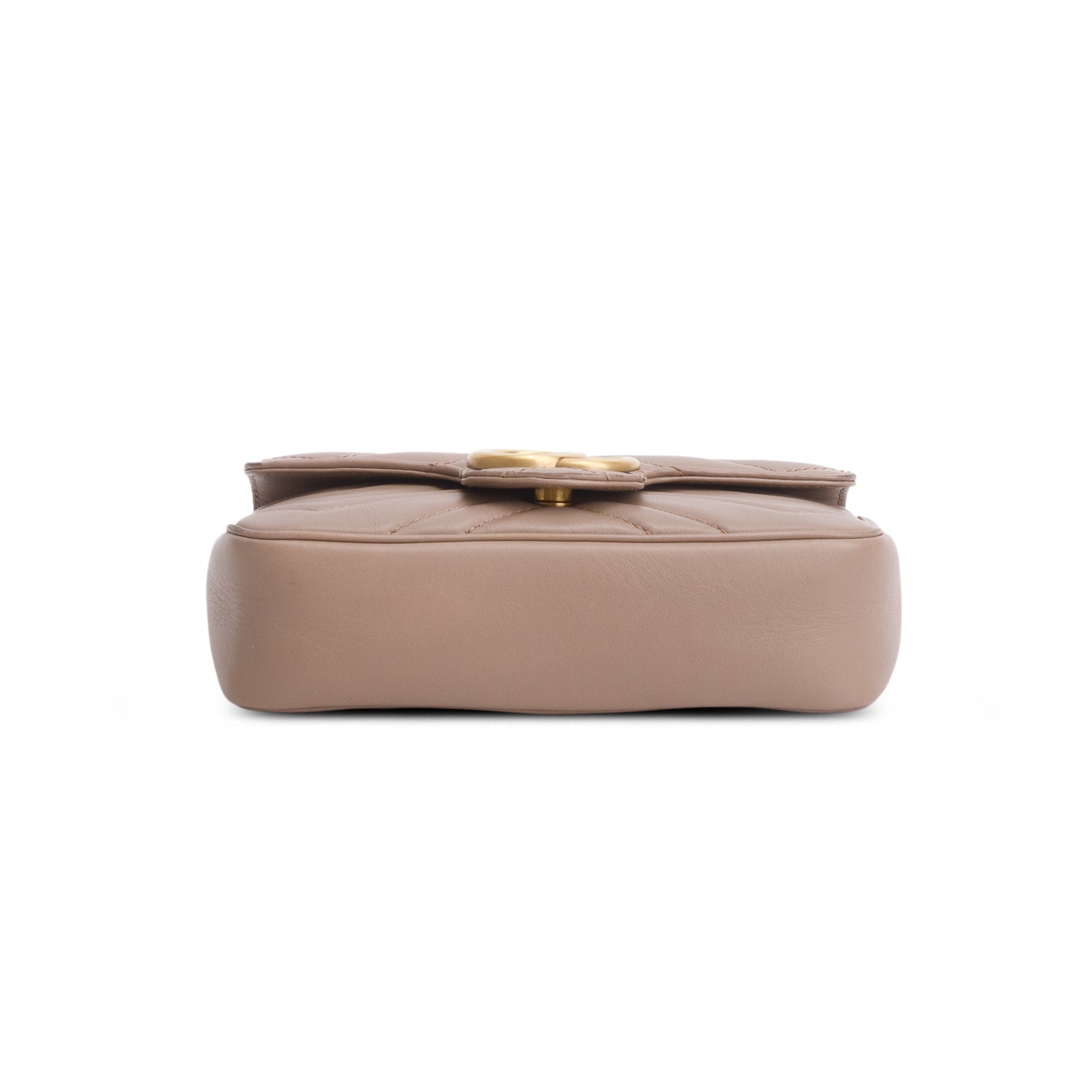 Gucci Pink GG Marmont Matelasse Leather Super Mini Bag w/ Box