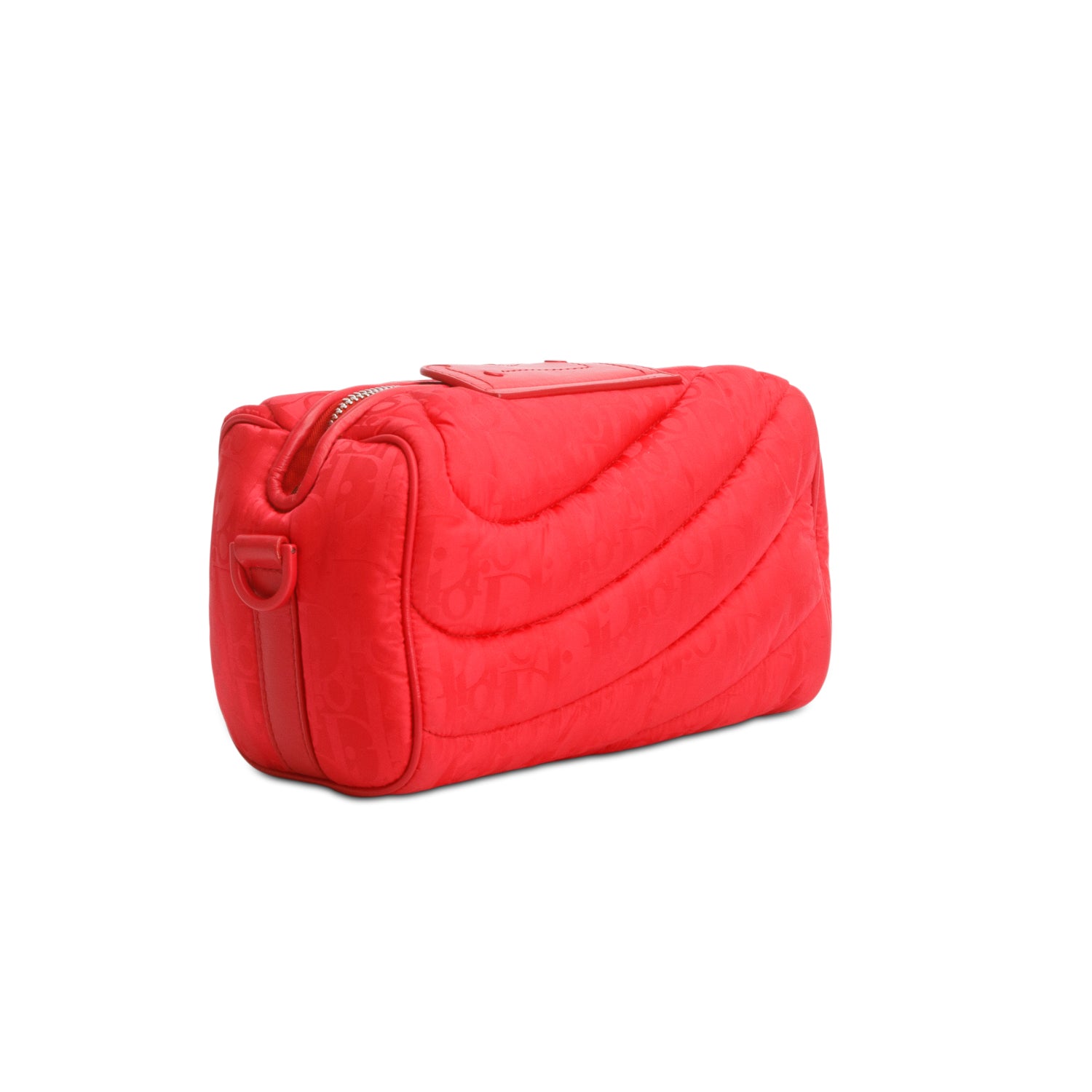 Christian Dior x ERL 2022 Red Nylon Oblique Mirage Lingot Crossbody Bag w/ Box