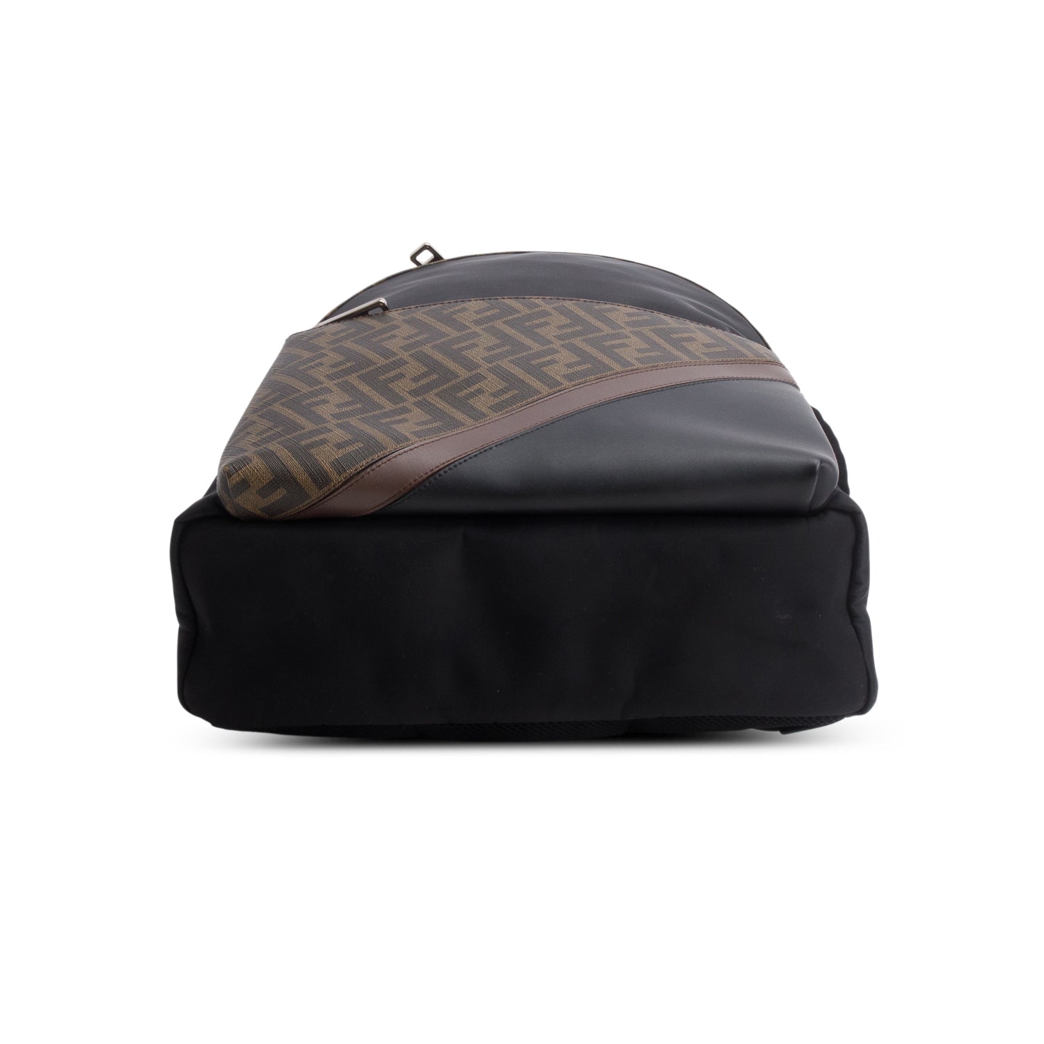Fendi Black Nylon Zucca FF Canvas Backpack