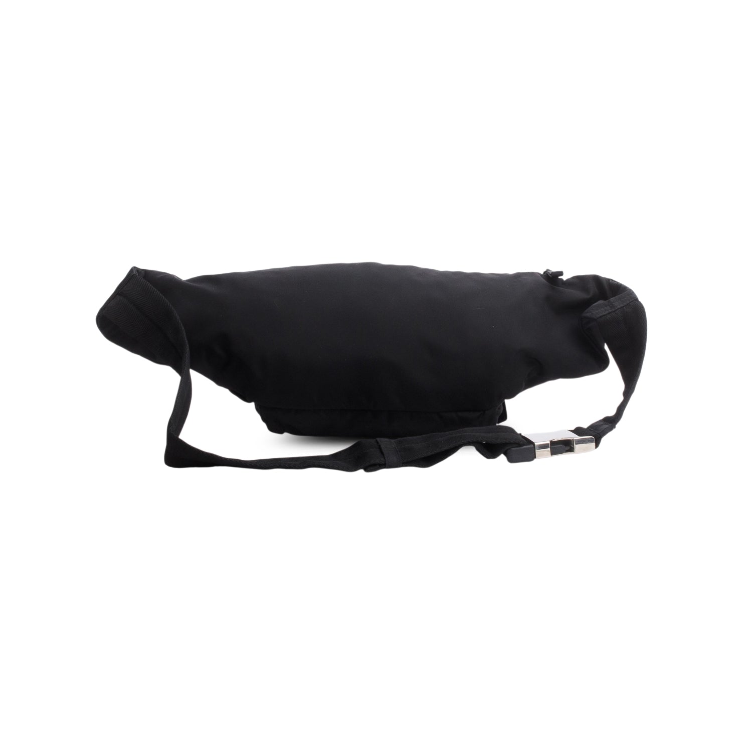 Prada Black Re-Nylon Leather Belt Bag