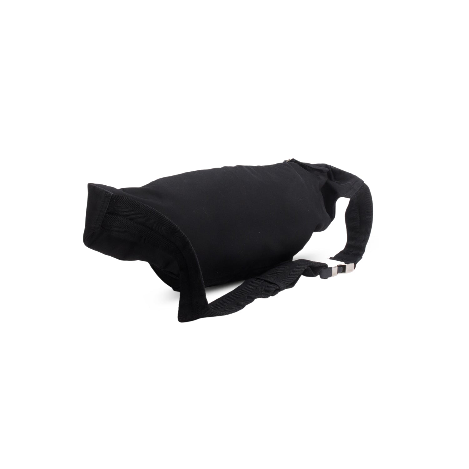 Prada Black Re-Nylon Leather Belt Bag