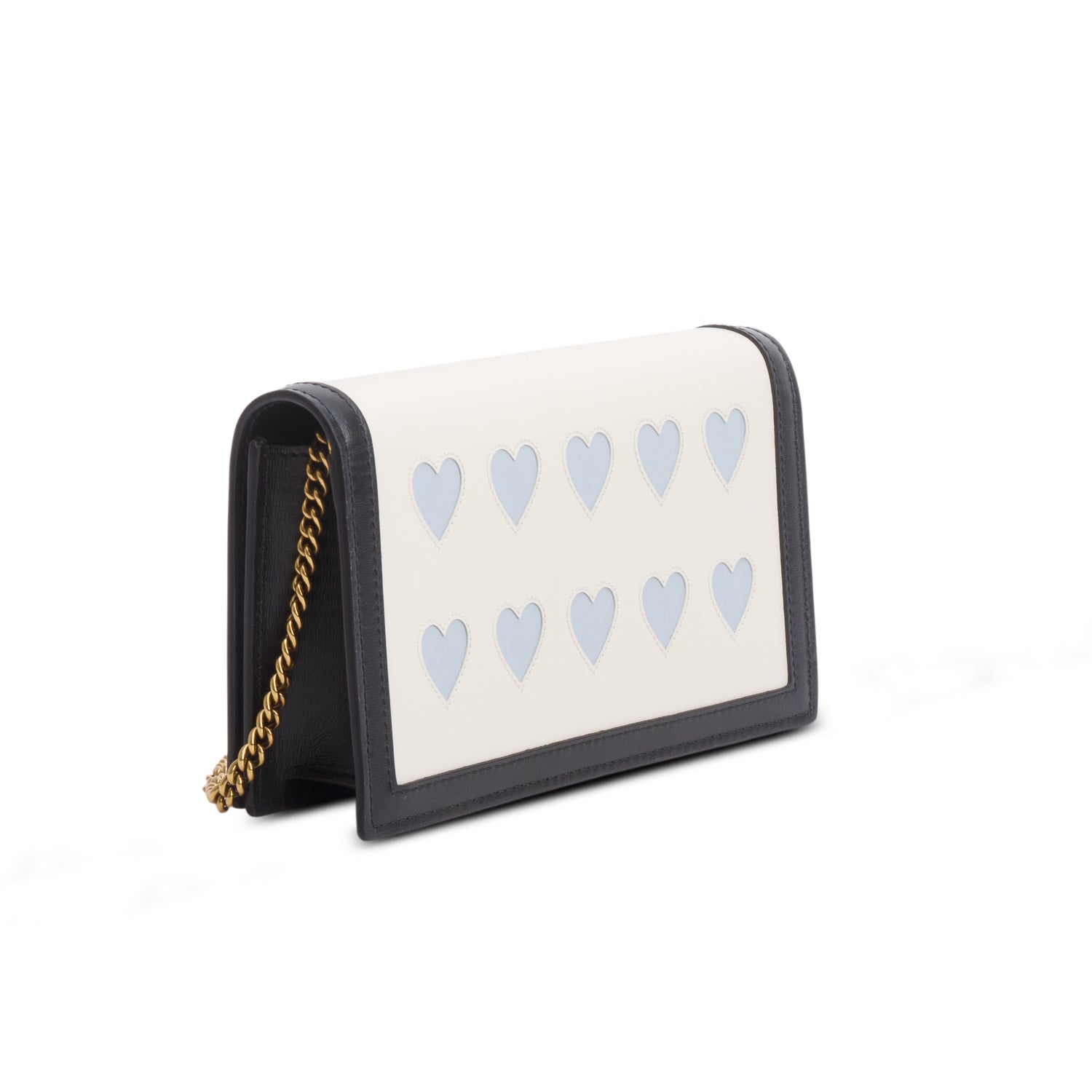 Gucci Blue Calfskin Lovelight Mini Diana Chain Bag w/ Box