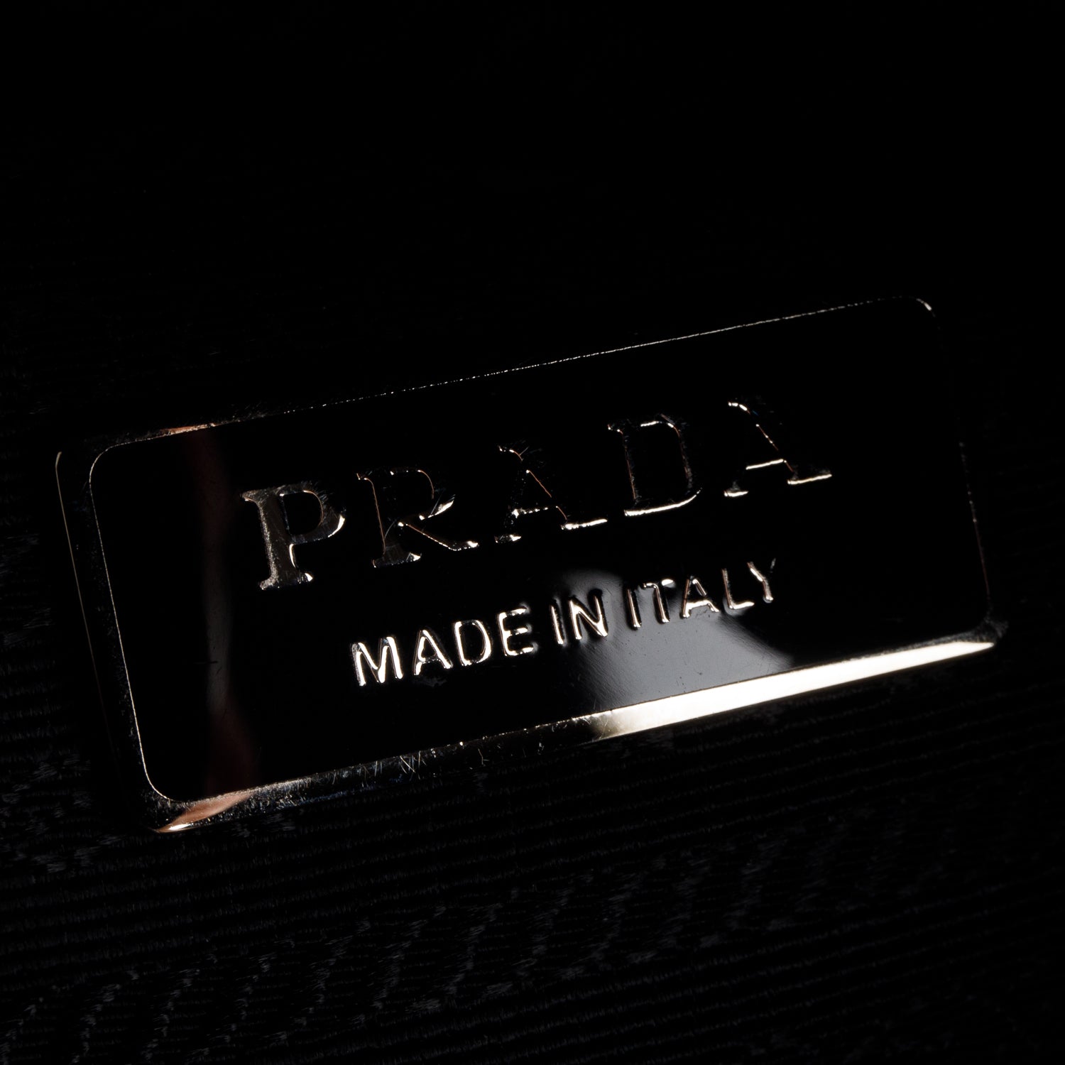Prada Black Tessuto Nylon Vela Flat Messenger Bag