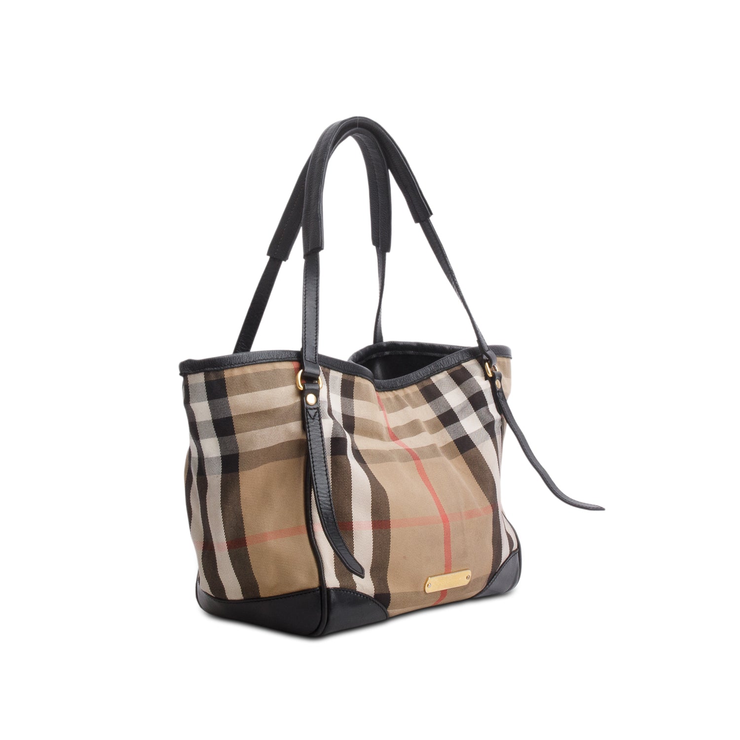Burberry Black House Check Medium Canterbury Tote