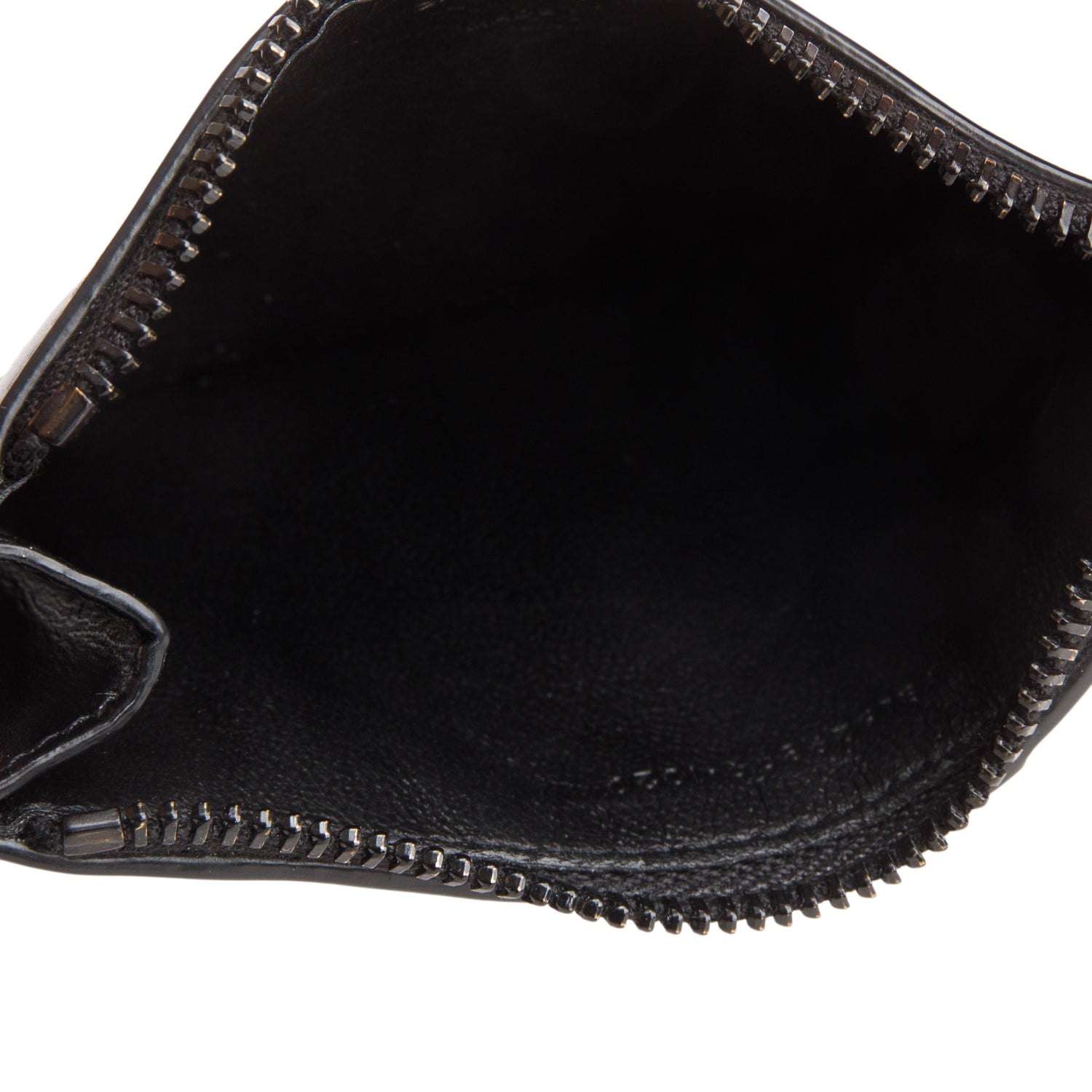 Saint Lauren 2020 Black Calfskin Monochrome Cassandre Fragments Flap Card Case
