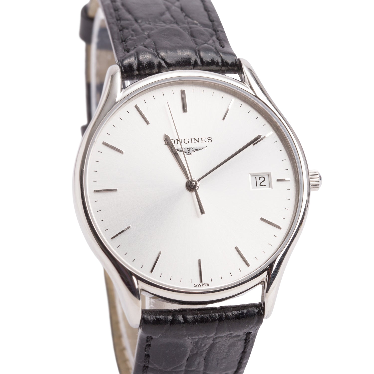 Longines 2020 Stainless Steel La Grande 36 MM Classique Quartz Watch Silver Dial w/ Box